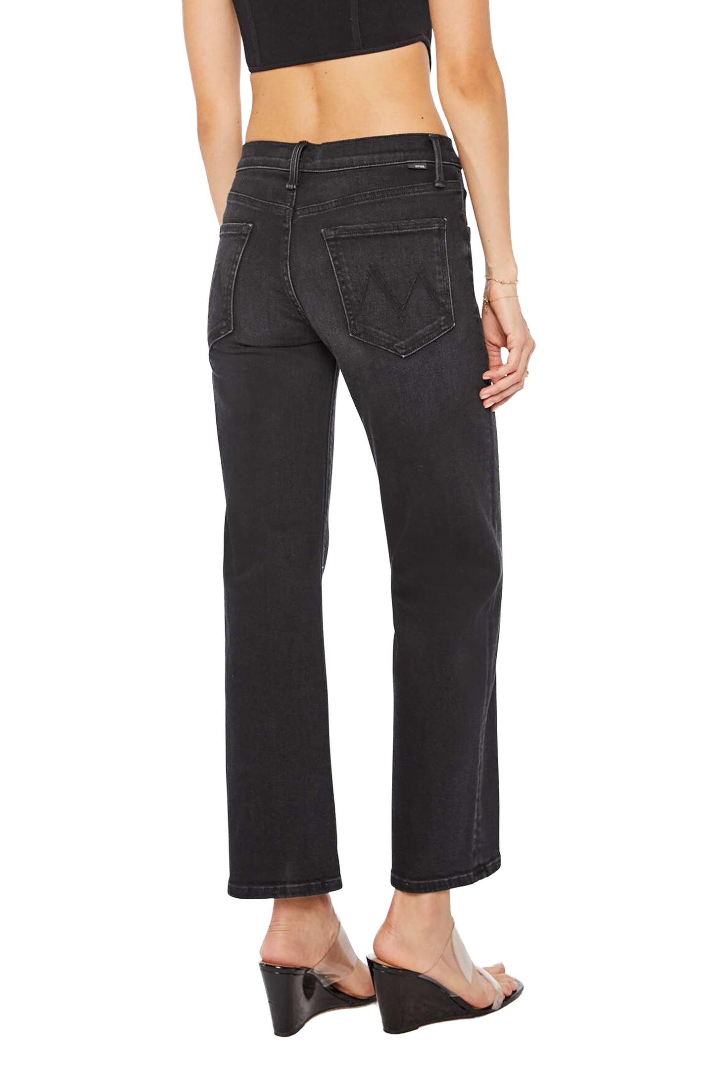 MOTHER The Mid Rise Rambler Zip Flood - Spiked Hair, Art Flair