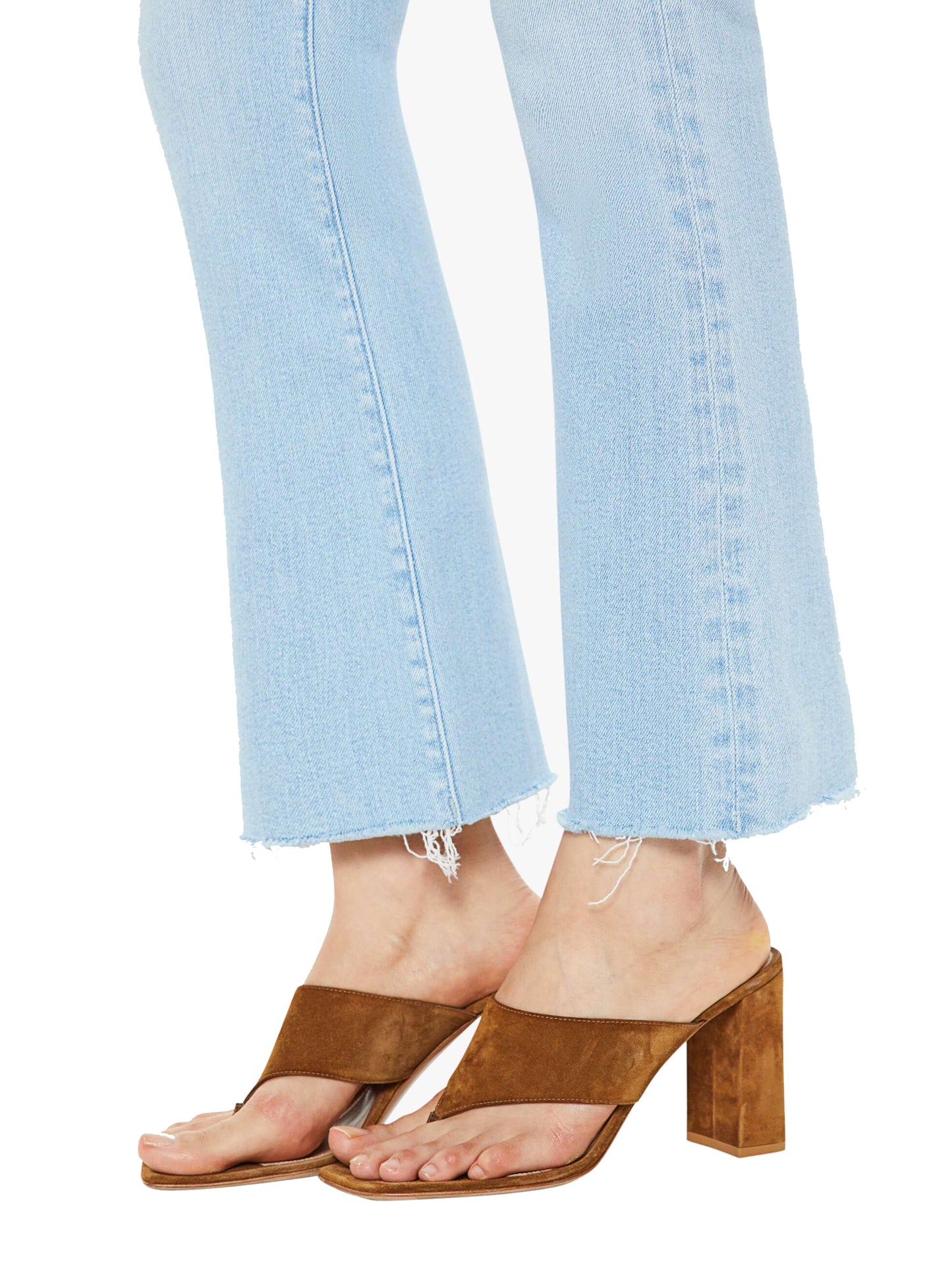 MOTHER The Hustler Ankle Fray Jeans - Ball's In Your Court