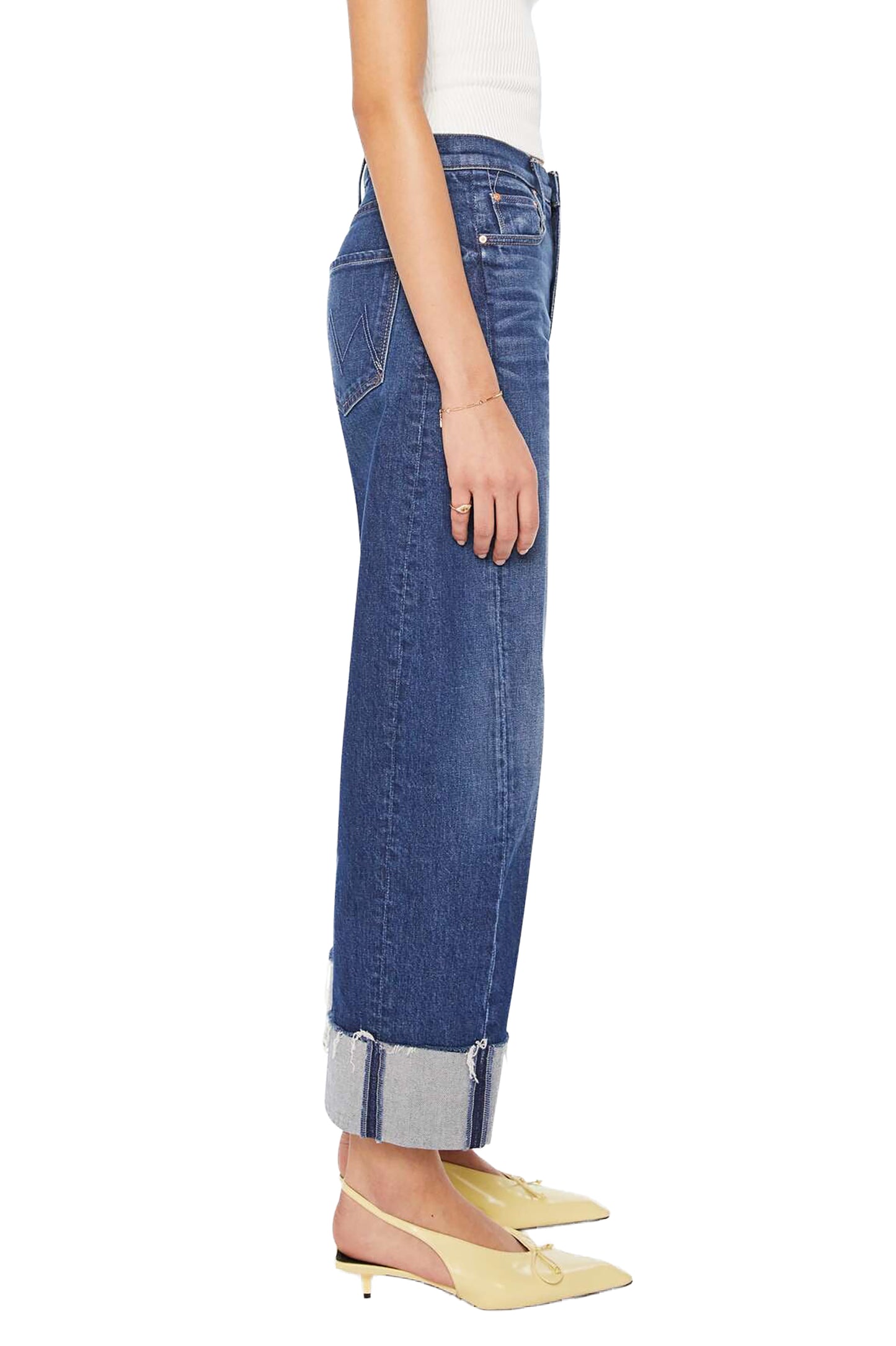 MOTHERThe Half-Pipe Ankle Cuff Fray - Perfectly Imperfect