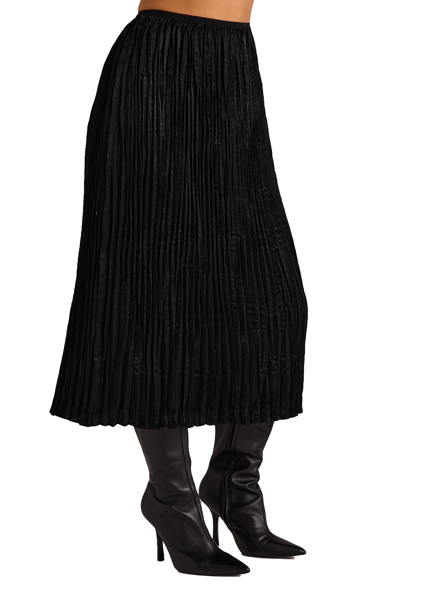Bella Dahl Variegated Pleat Midi Skirt