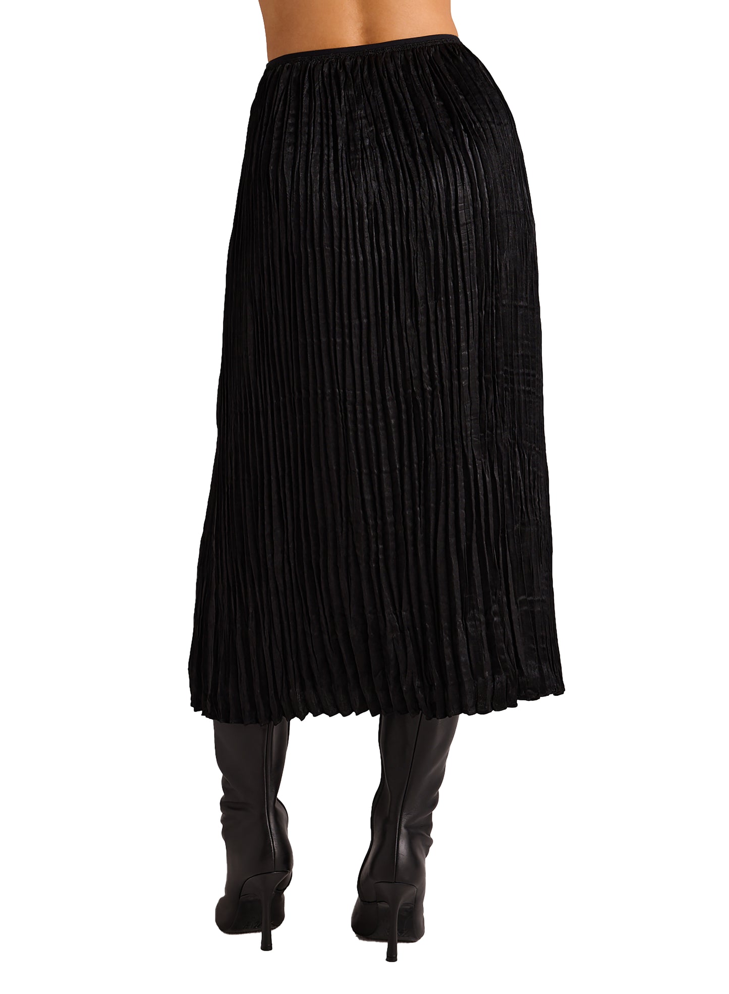 Bella Dahl Variegated Pleat Midi Skirt