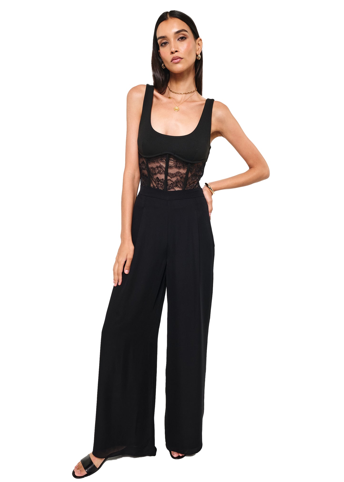 Cami NYC Kimber Lace Corset Bodysuit