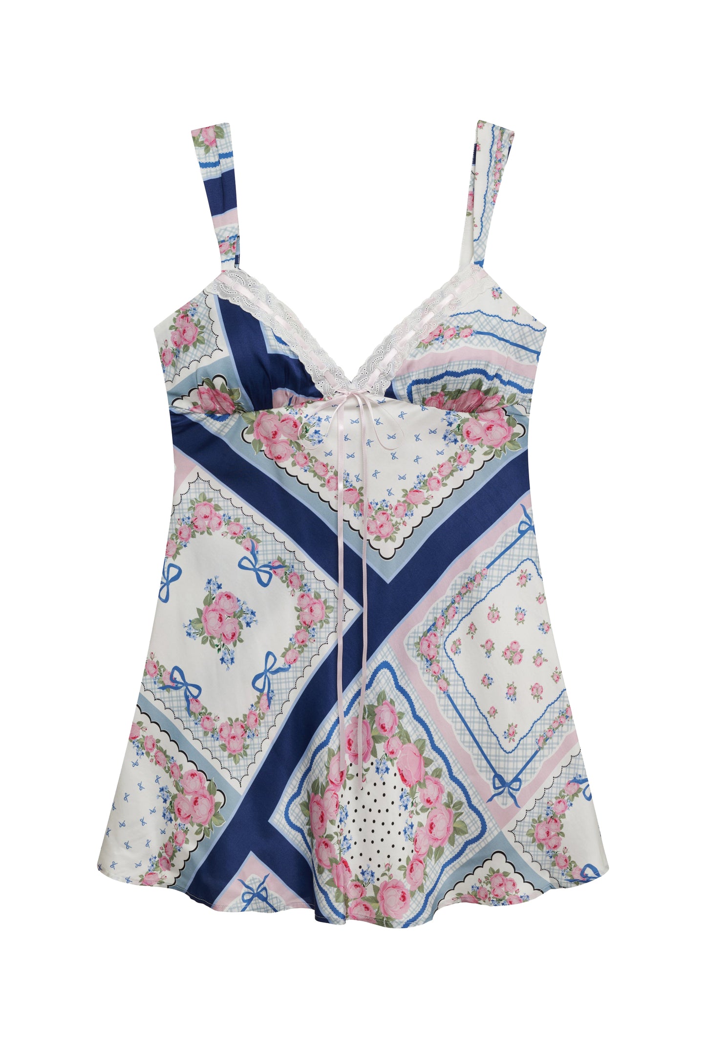For Love & Lemons Summer Scarf Mini Dress
