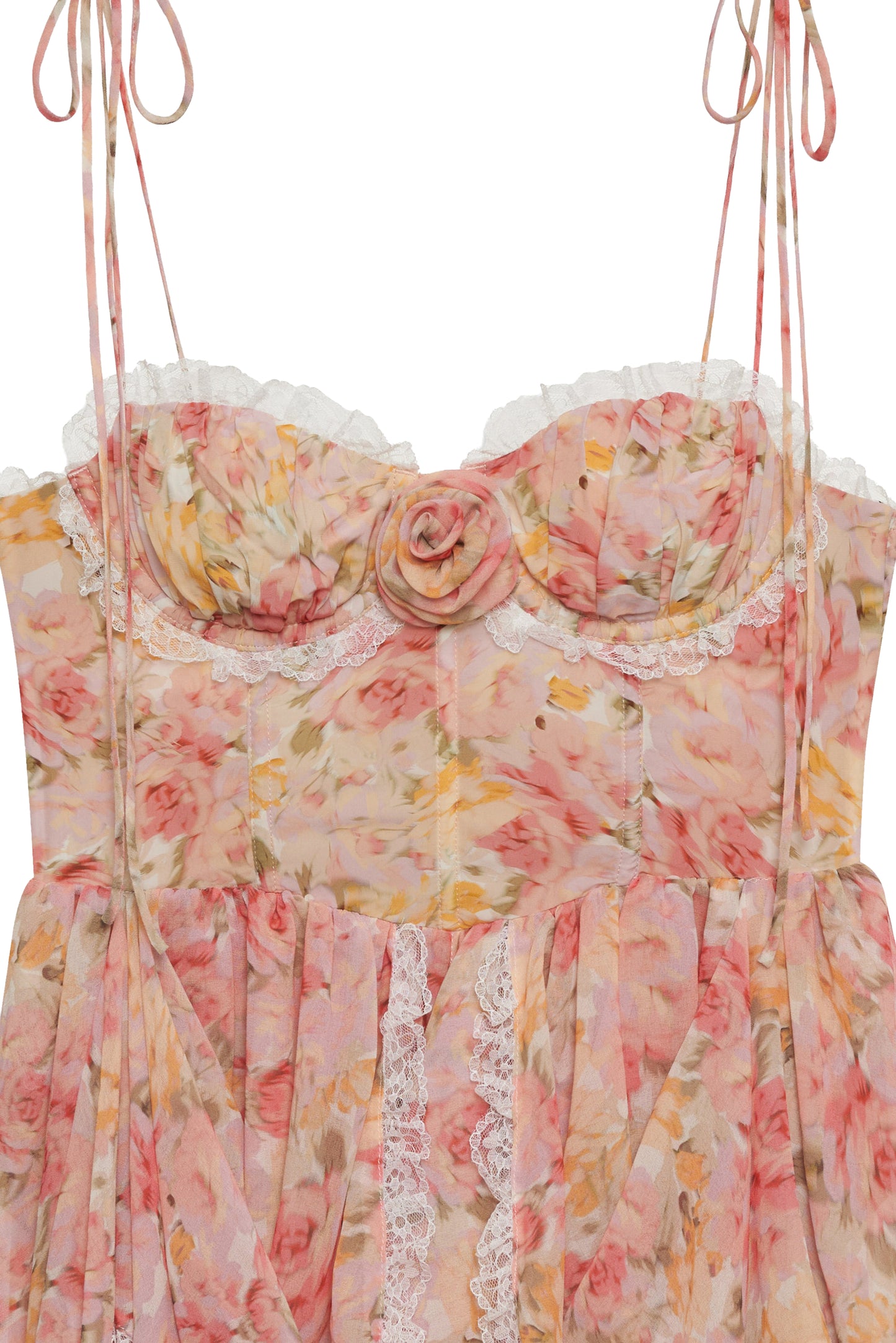 For Love & Lemons Elea Asymmetrical Mini Dress