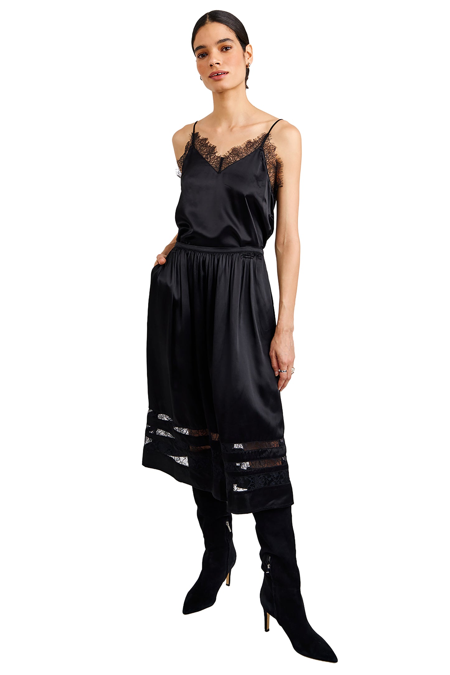 Bella Dahl Lace Trim Camisole