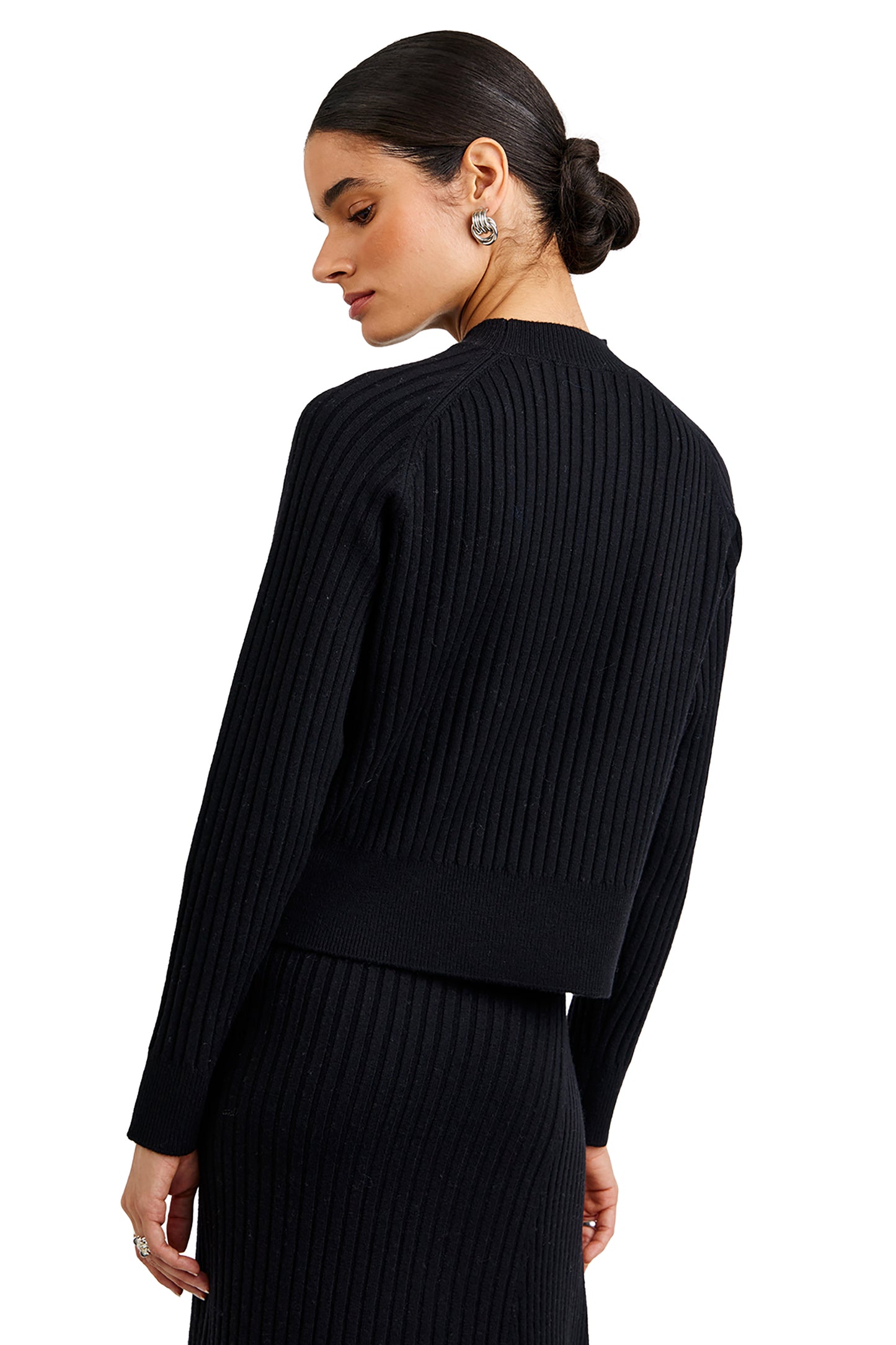 Bella Dahl Raglan Ribbed Sweater