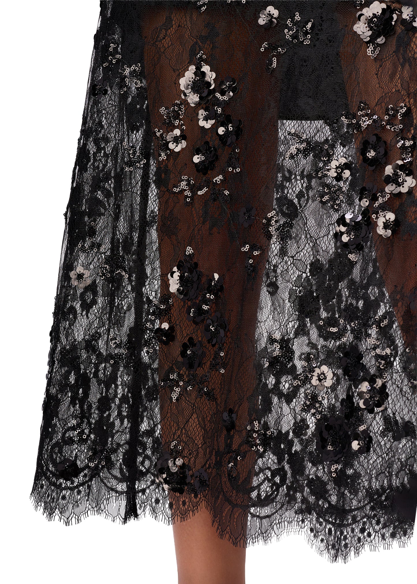 Cami NYC Aylin Sequin Lace Skirt