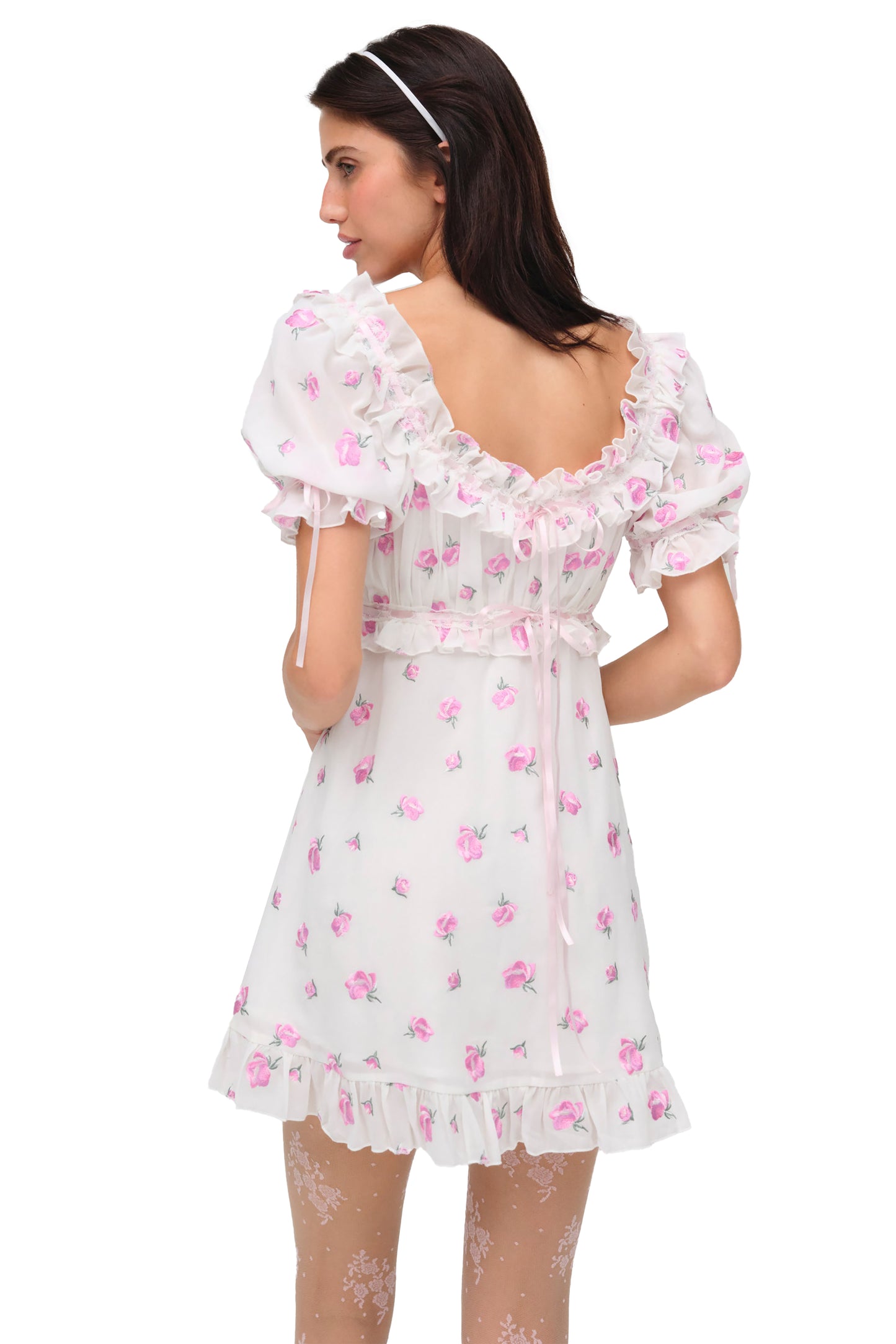 For Love & Lemons Fiona Floral Mini Dress