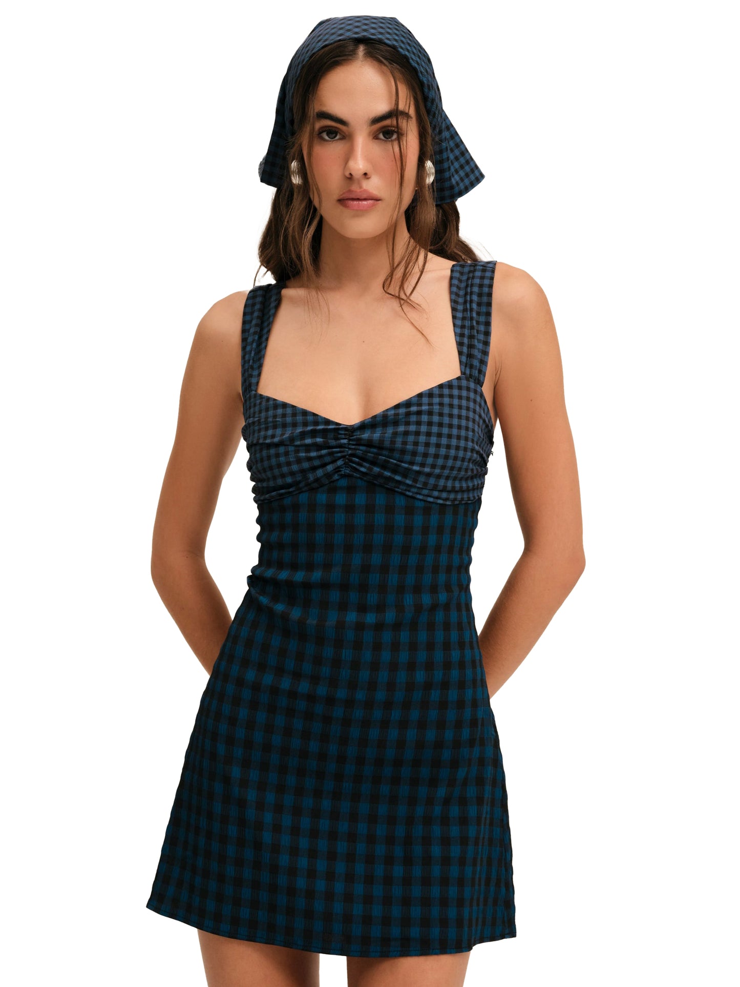 For Love & Lemons Blue River Mini Dress