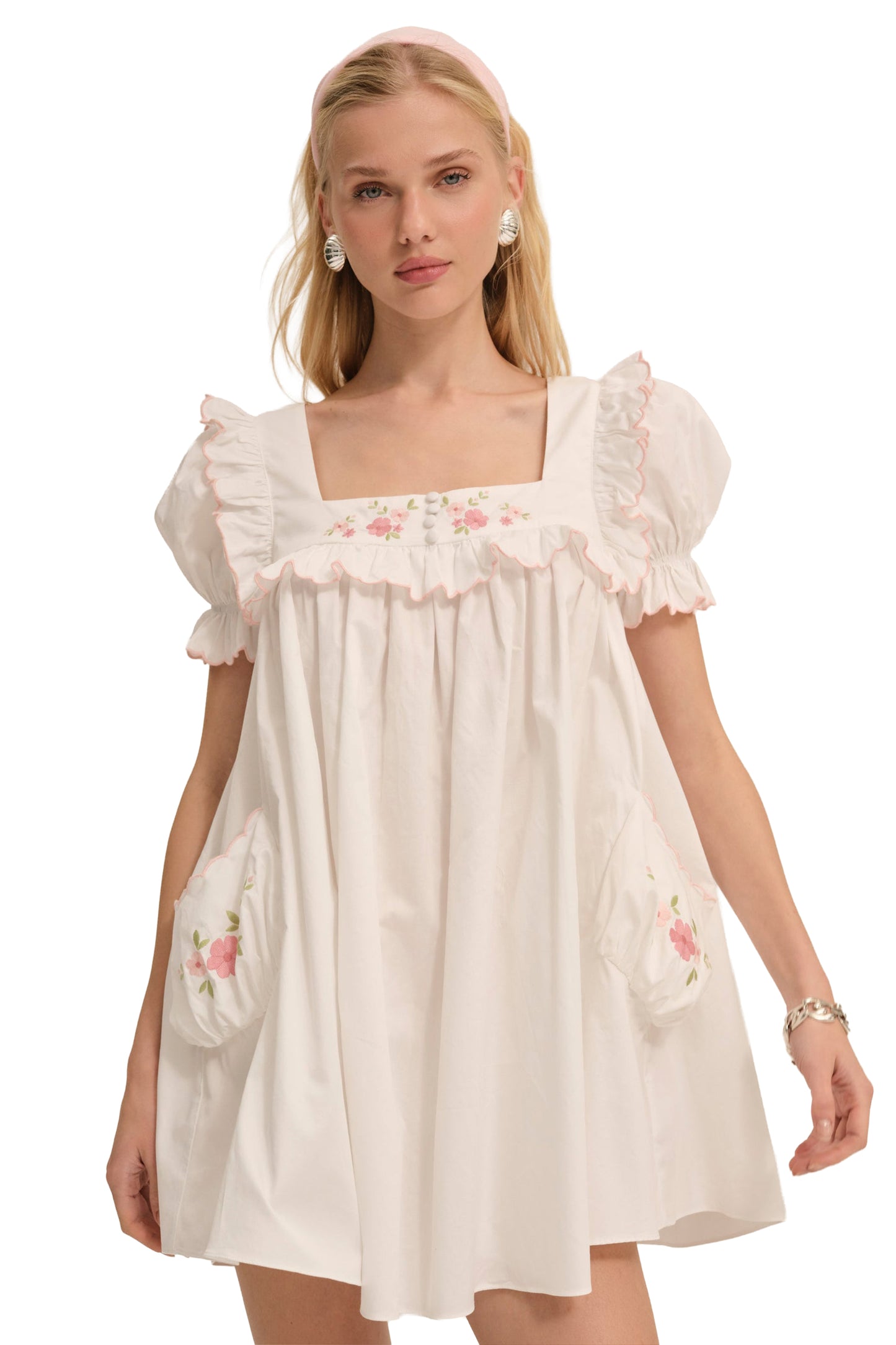 For Love & Lemons Tea Time Babydoll Dress