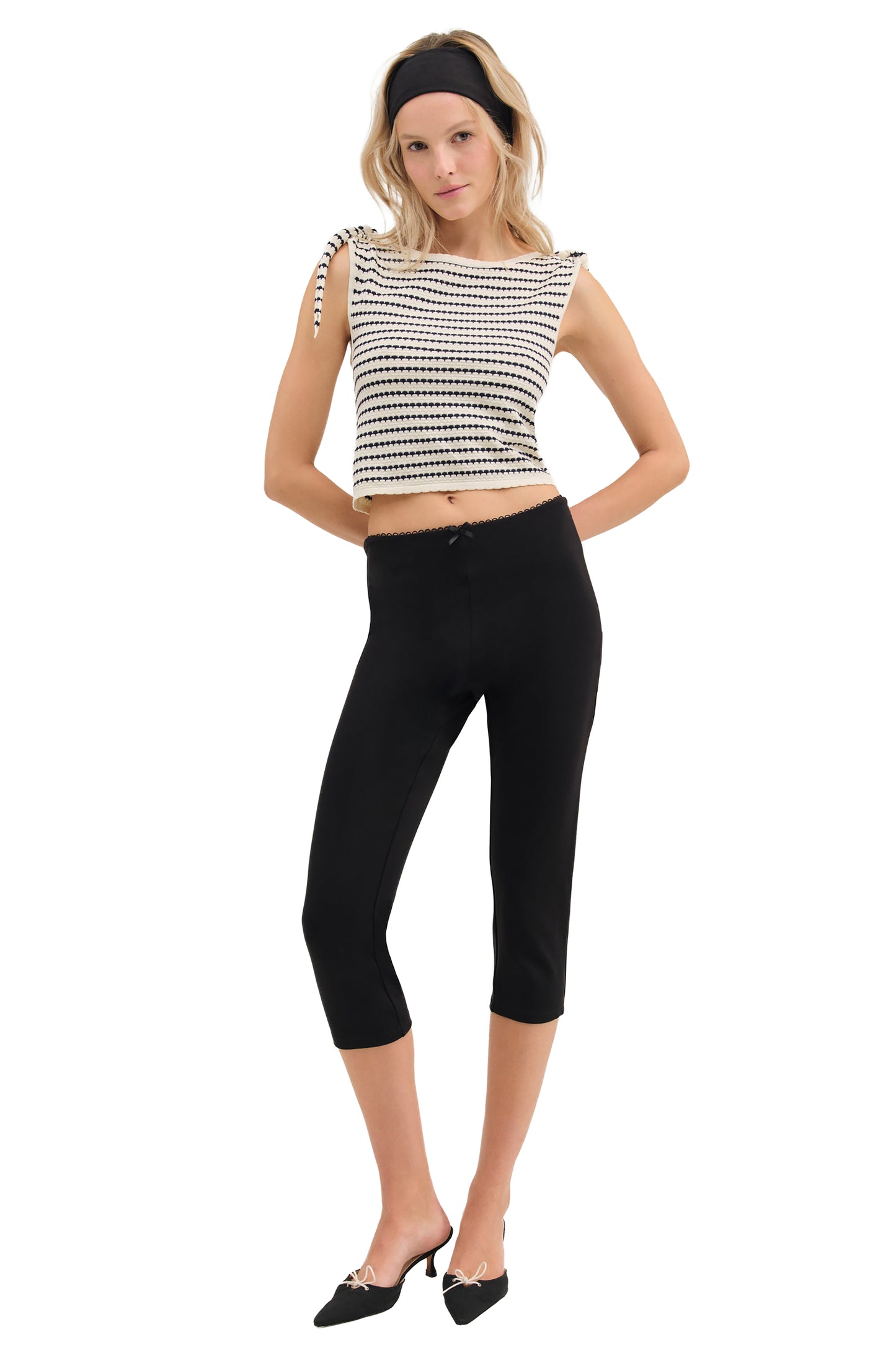 For Love & Lemons Regatta Stripe Knit Top