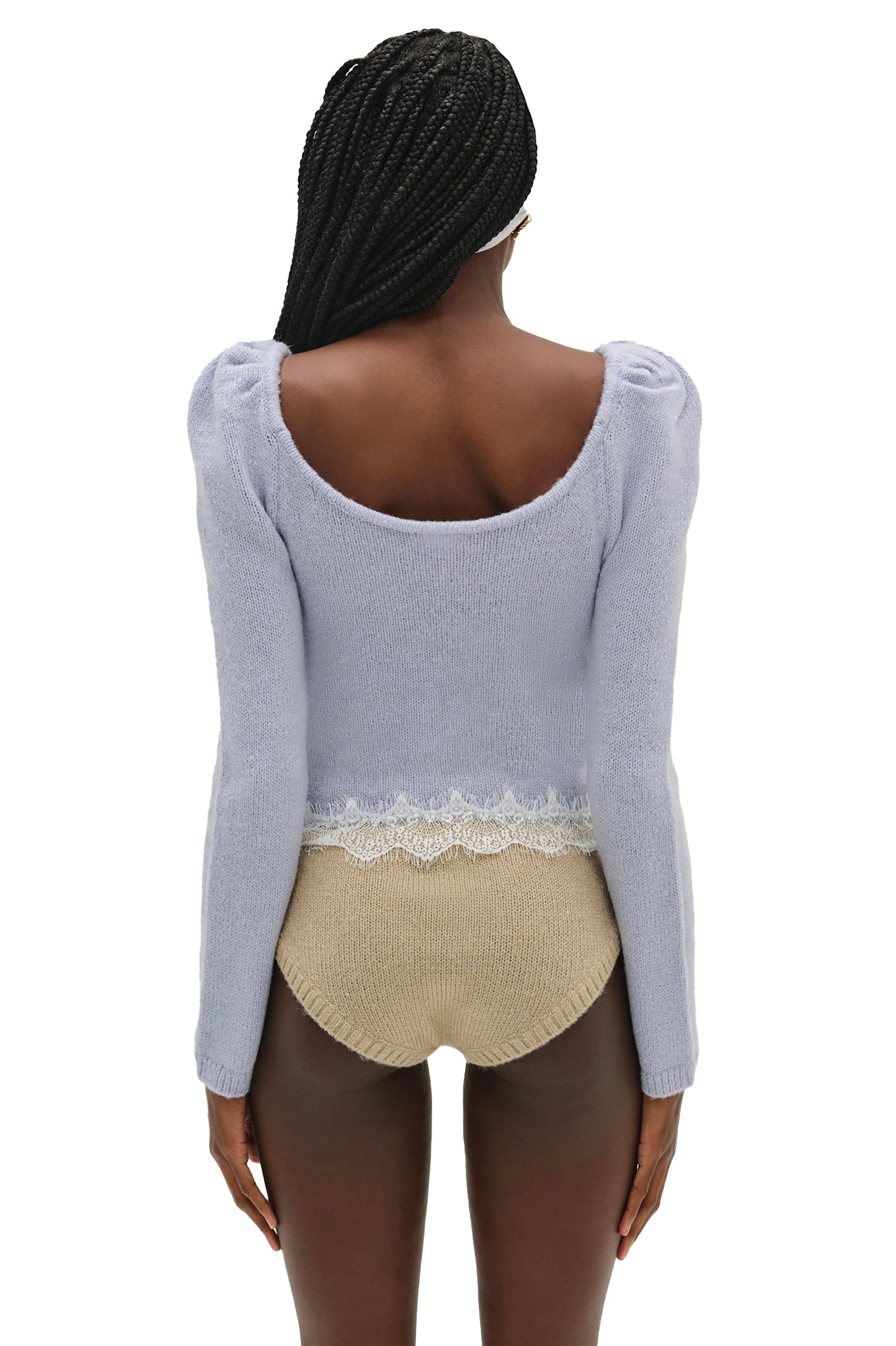 For Love & Lemons Rosaleen Knit Top