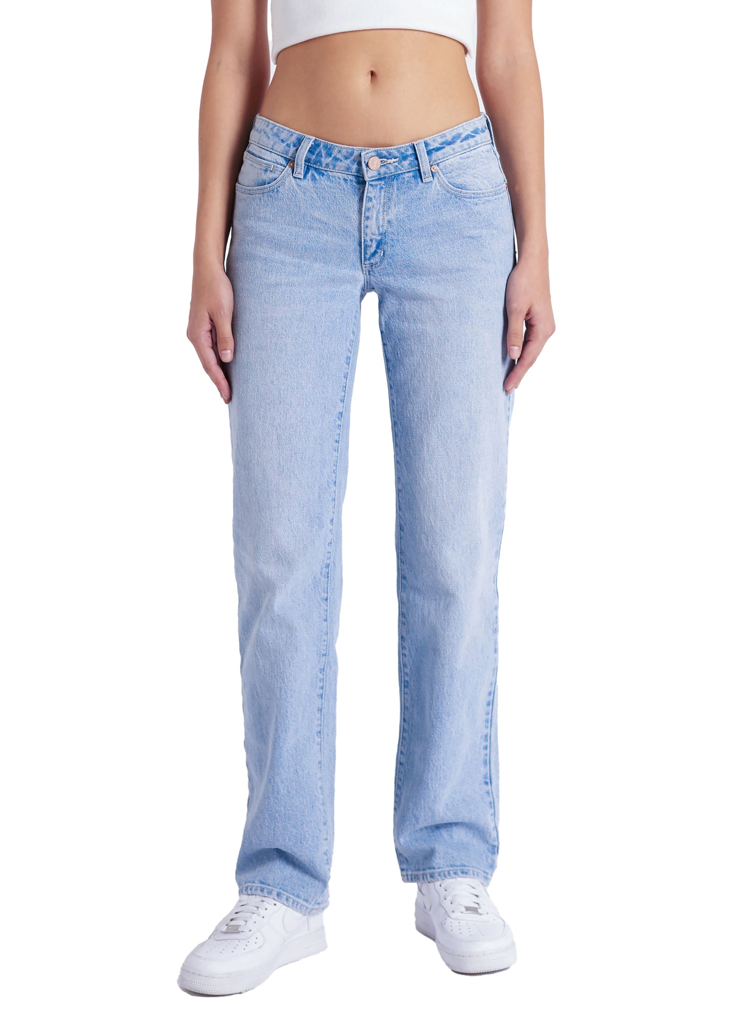 Abrand Jeans A 99 Low Straight Denim Jeans in Gina