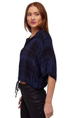 Bella Dahl Flowy Tie Waist Shirt