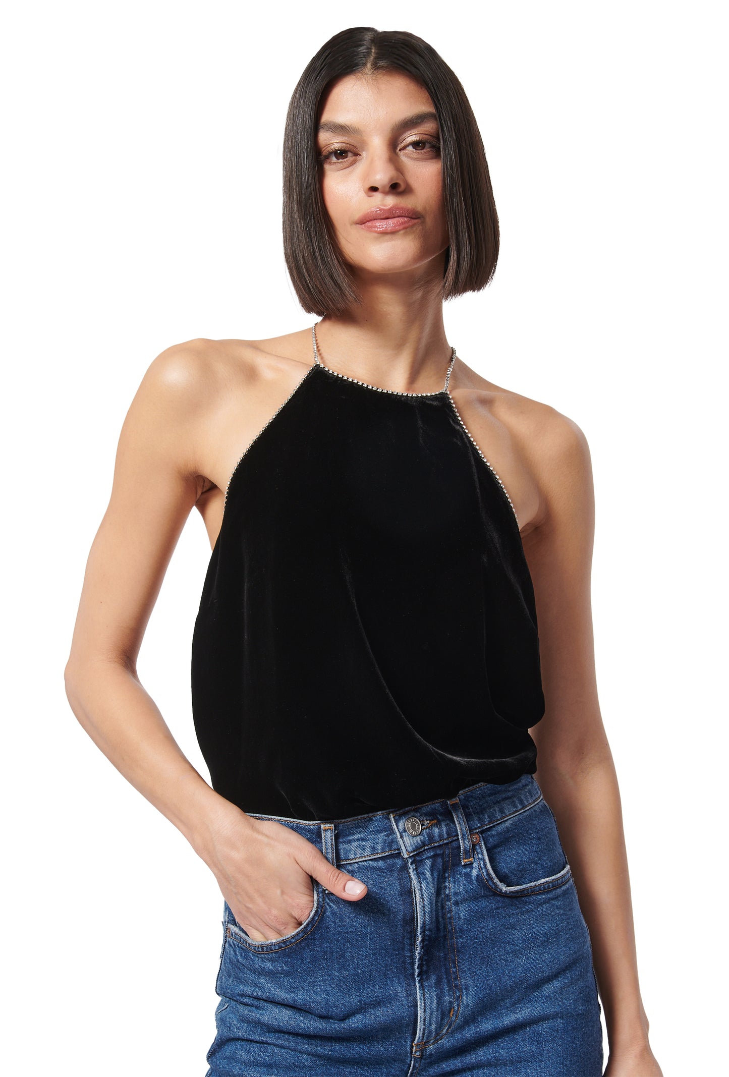 Cami NYC Nashra Velvet Cami