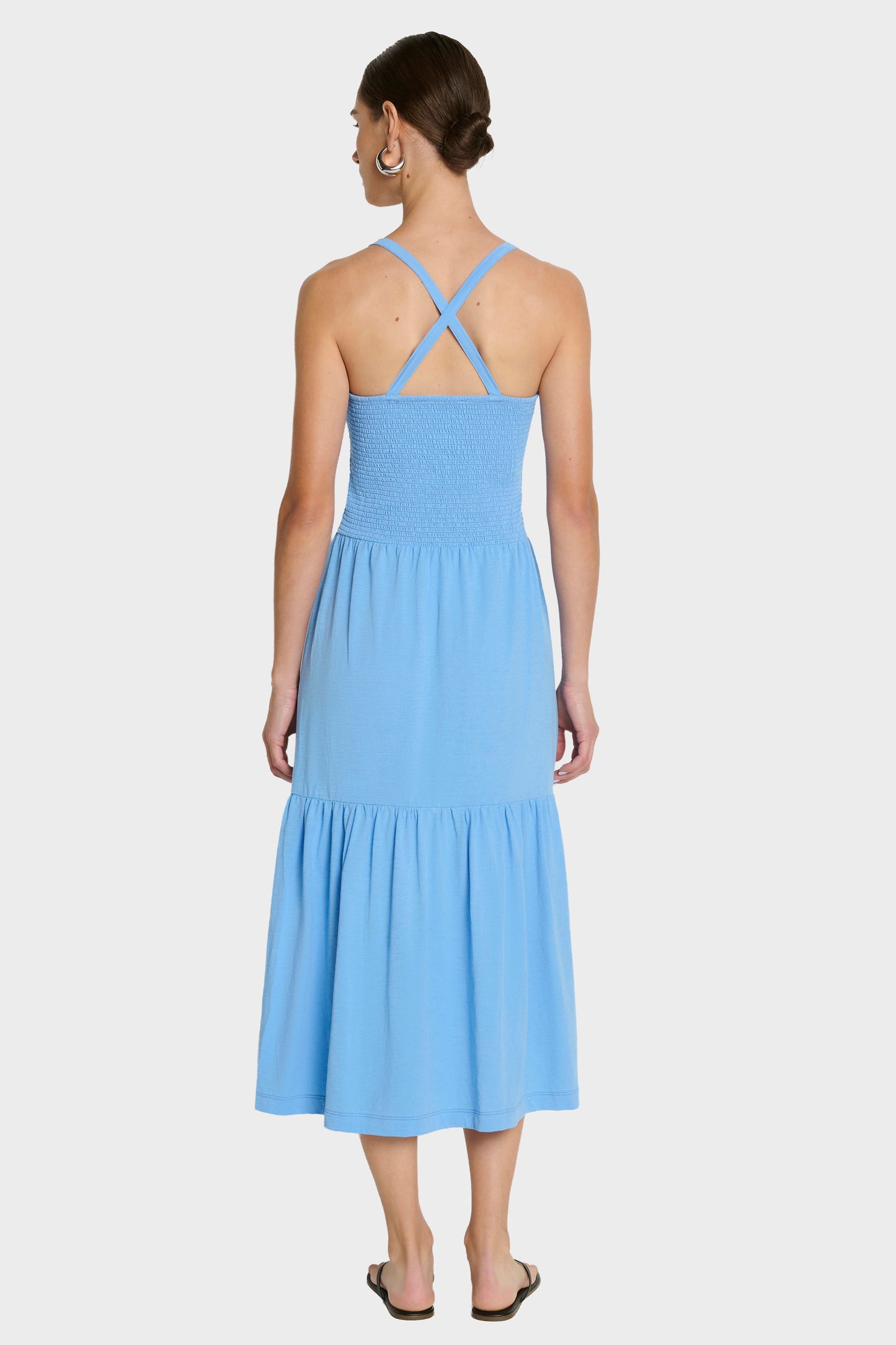 Nation LTD Penelope Cross Back Midi Dress