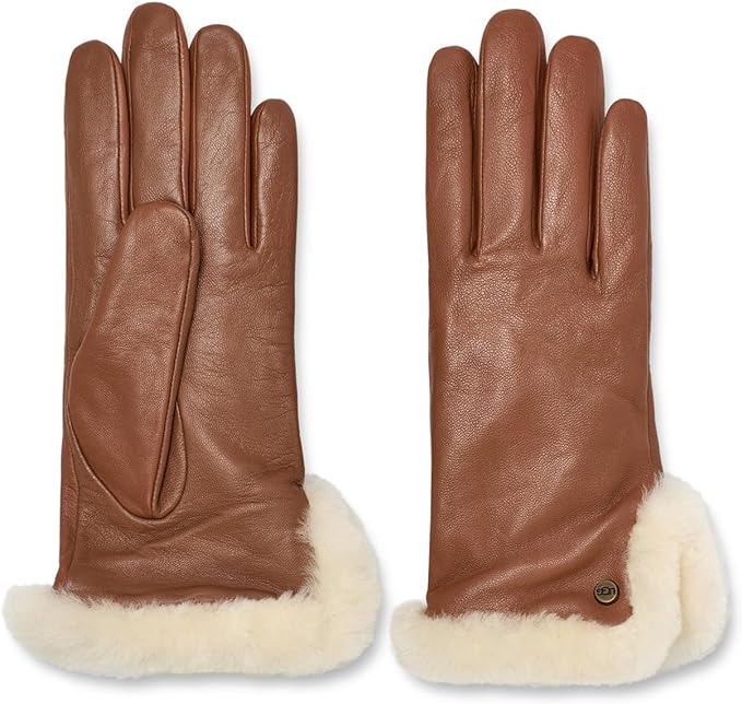 UGG Leather Sheepskin Vent Gloves with Conductive Tech Palm