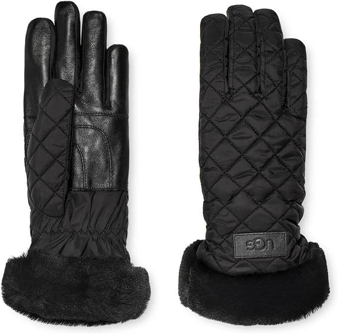 UGG Quilted Performance Tech Gloves with Microfur Lining