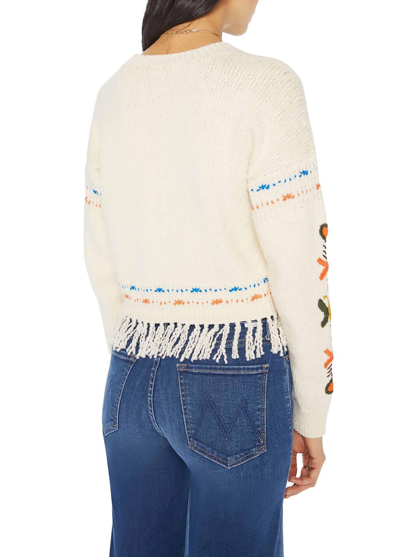MOTHER The Itsy Jumper Fringe Sweater - Little Trinket