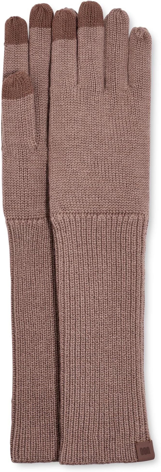 UGG Long Knit Gloves with Smart Conductive Palm and Fingers
