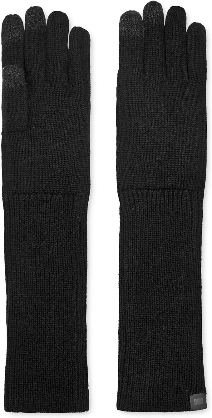 UGG Long Knit Gloves with Smart Conductive Palm and Fingers