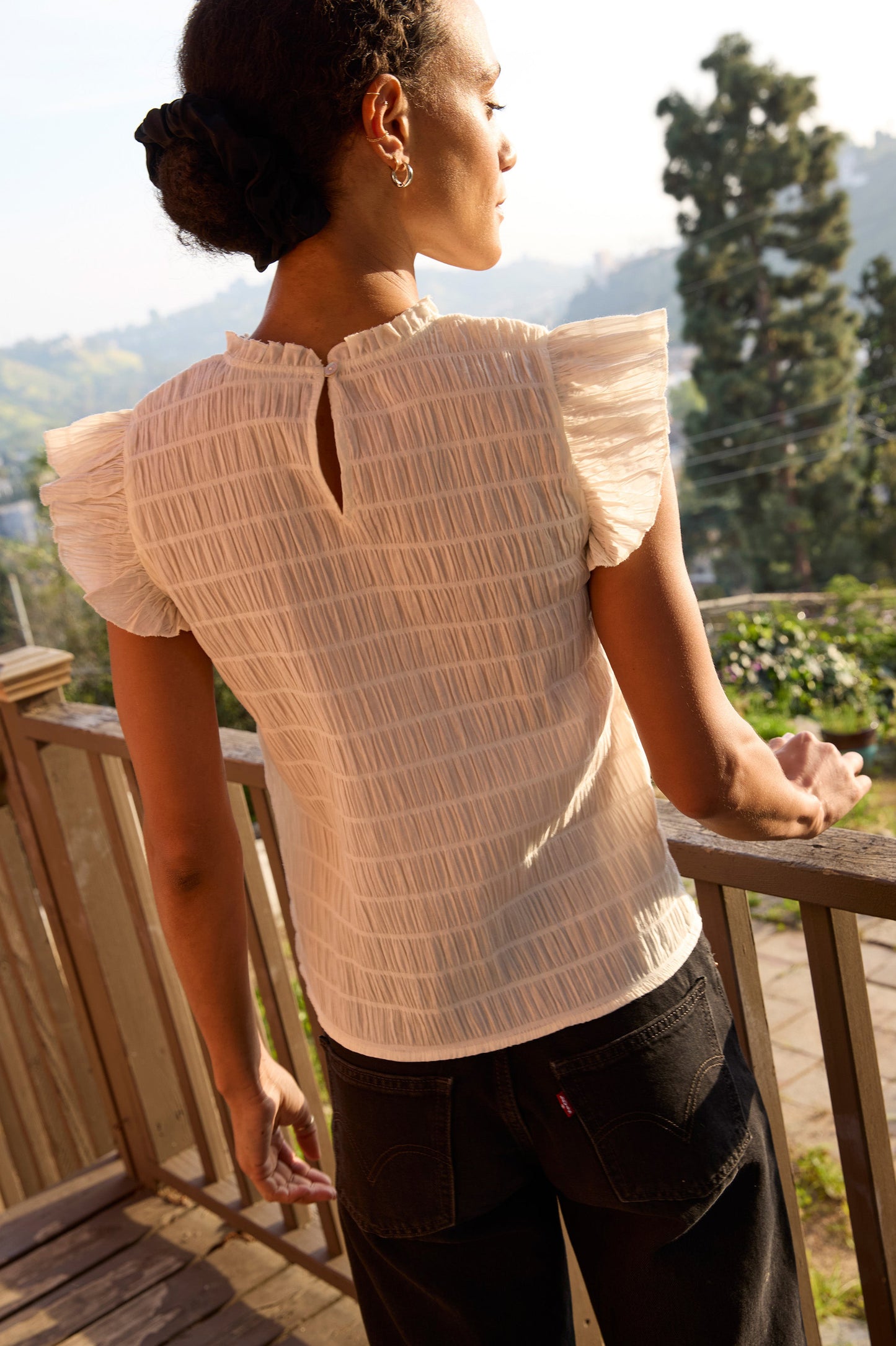 Nation LTD Ashley Ruffle Tank