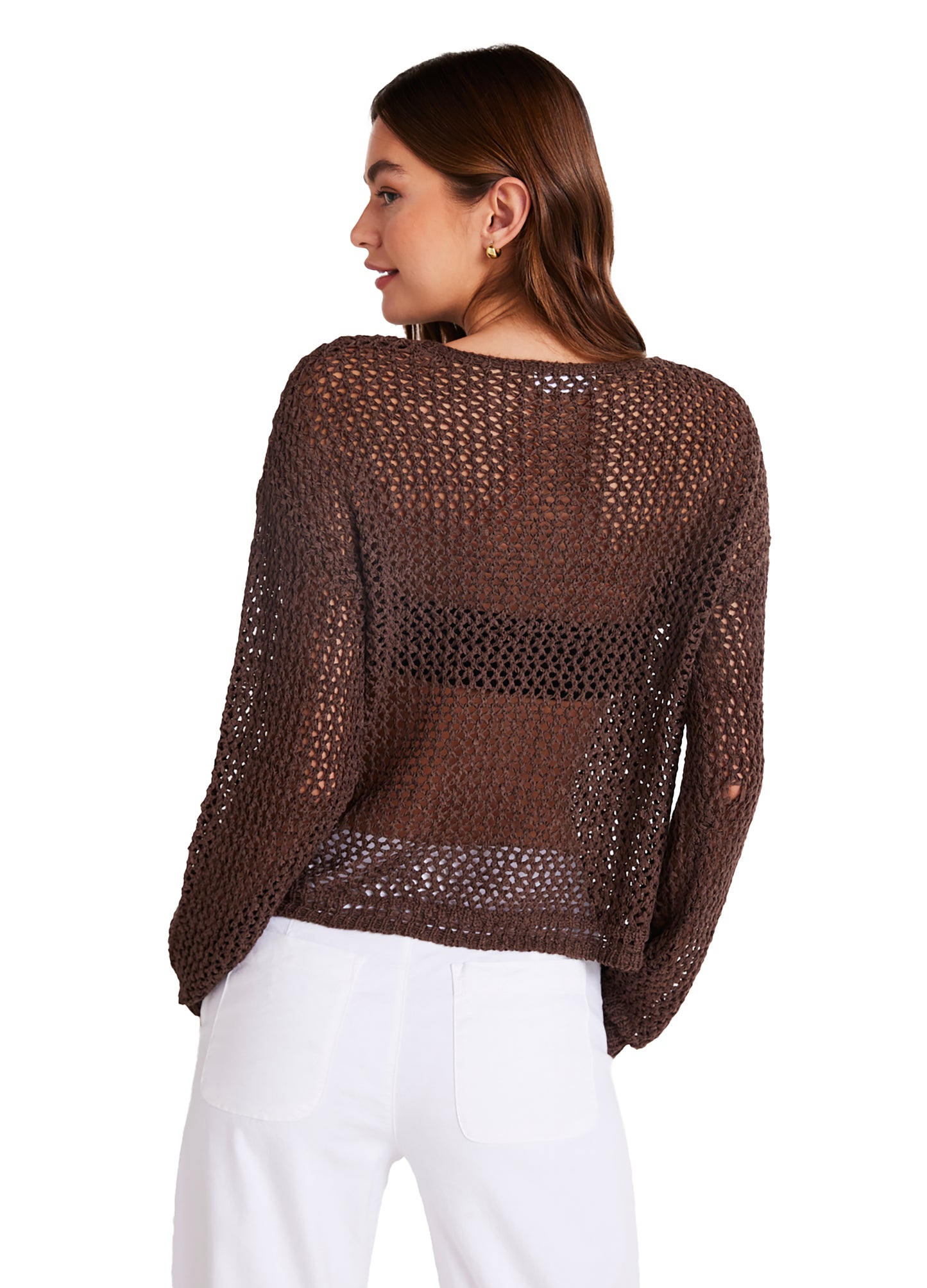 Bella Dahl Relaxed Dropped Shoulder Sweater