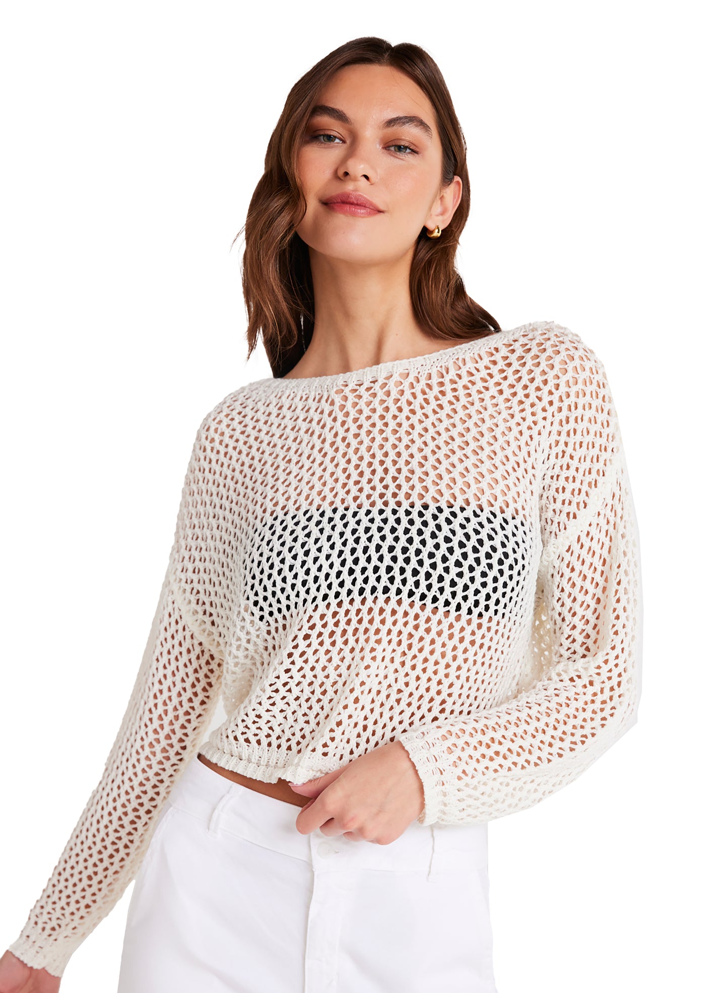 Bella Dahl Relaxed Dropped Shoulder Sweater