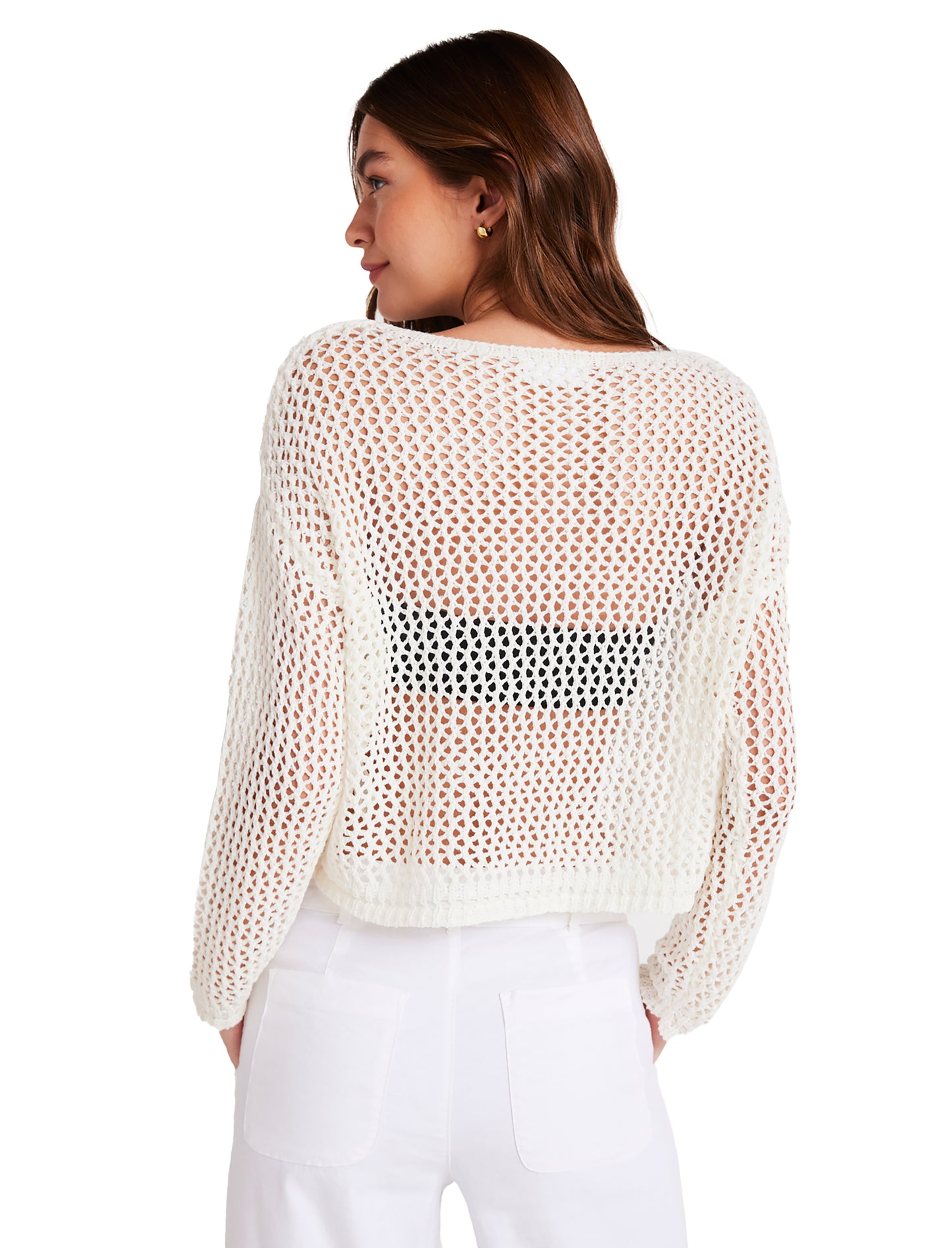 Bella Dahl Relaxed Dropped Shoulder Sweater