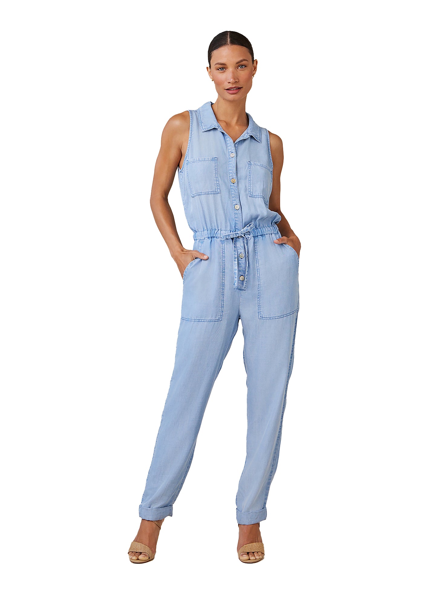 Bella Dahl Pocket Jumpsuit