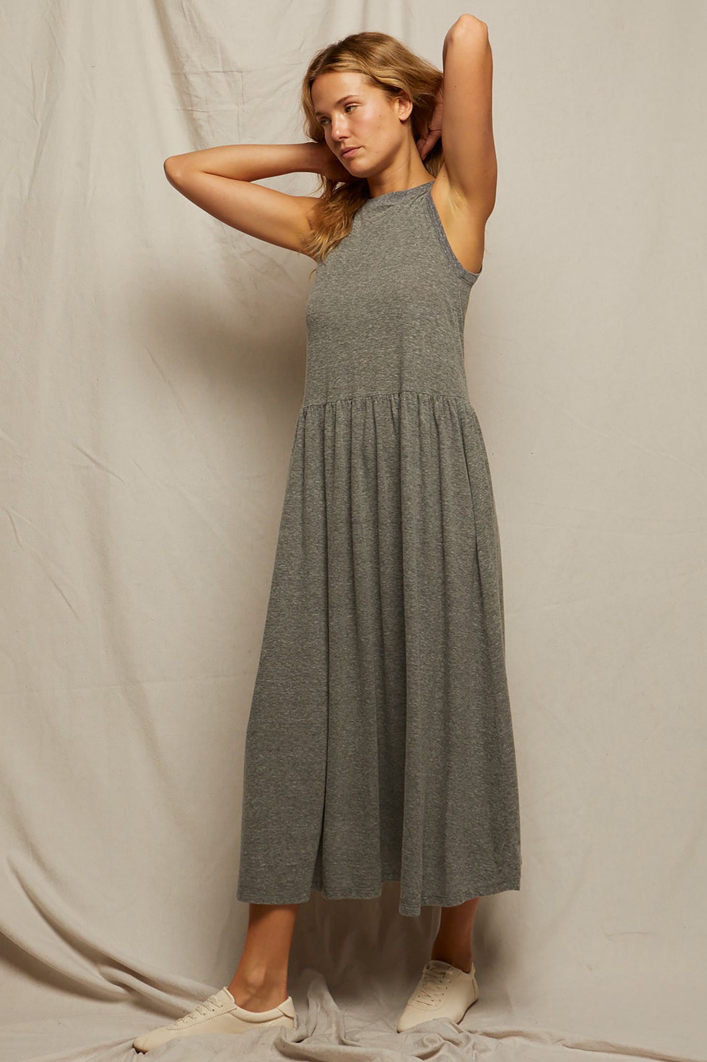 perfectwhitetee Eva Jersey Tank Dress