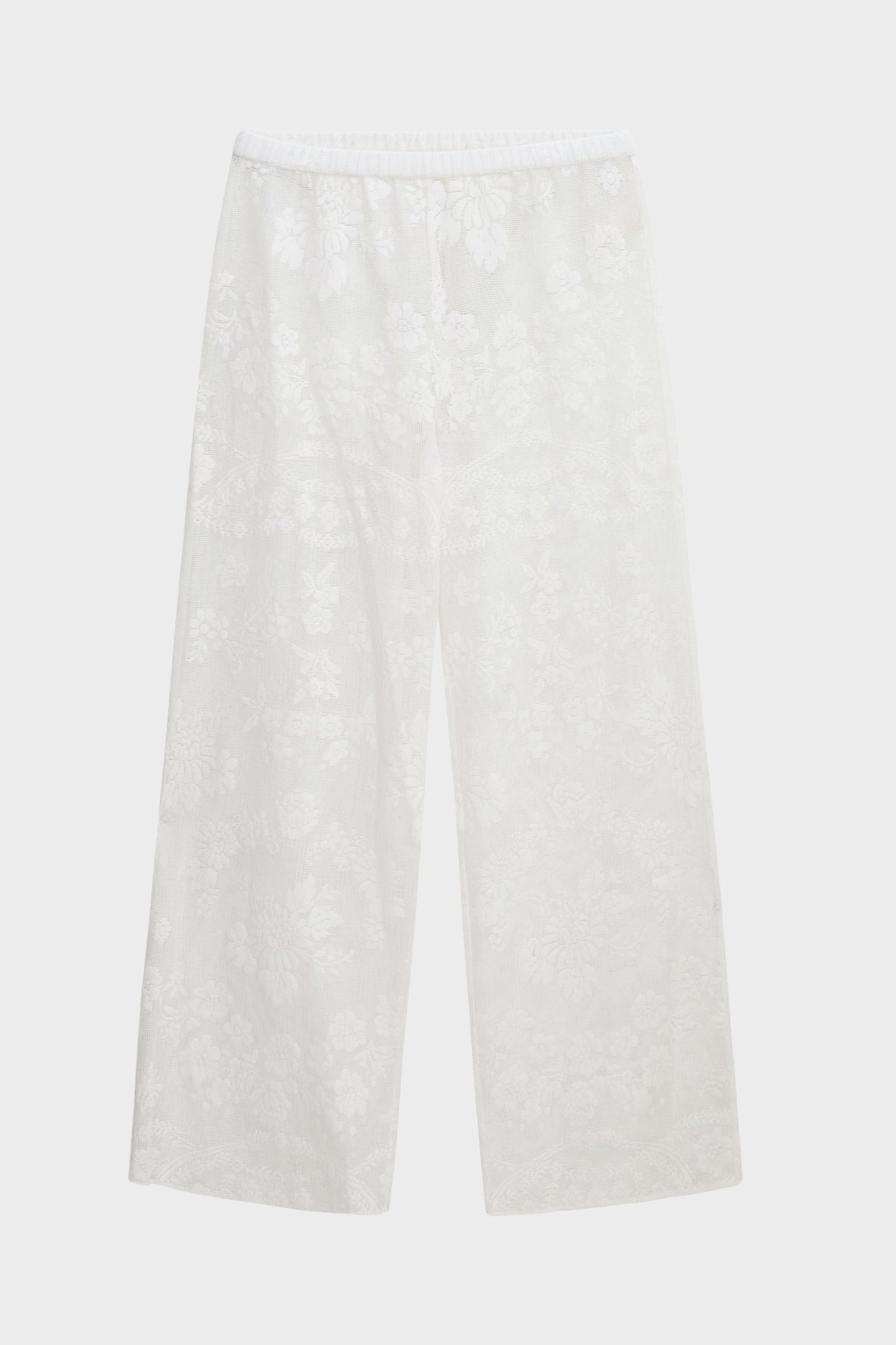 LOVESHACKFANCY Jessia Lace Cover-Up Pant