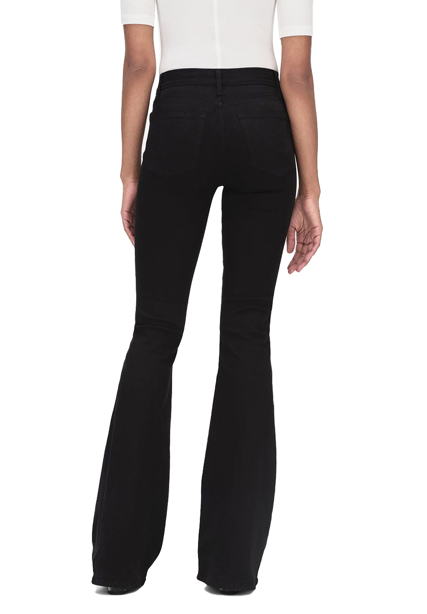 FRAME Le High Flare Jeans - Film Noir