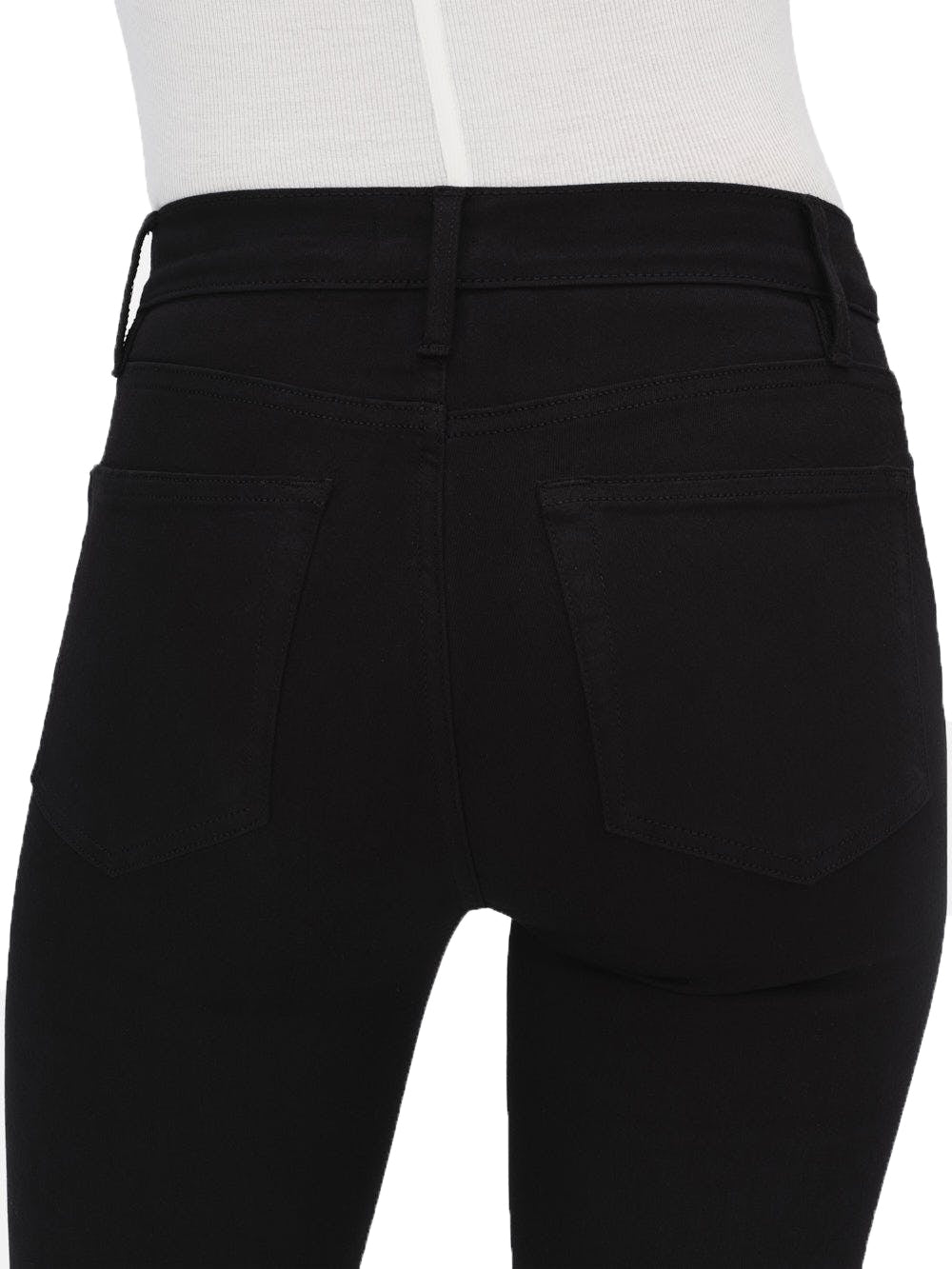 FRAME Le High Skinny Jeans - Film Noir
