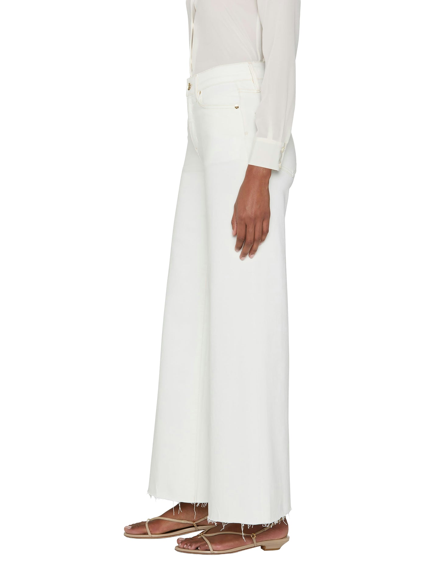 FRAME Le Palazzo Crop Raw After - Au Natural Clean Raw After