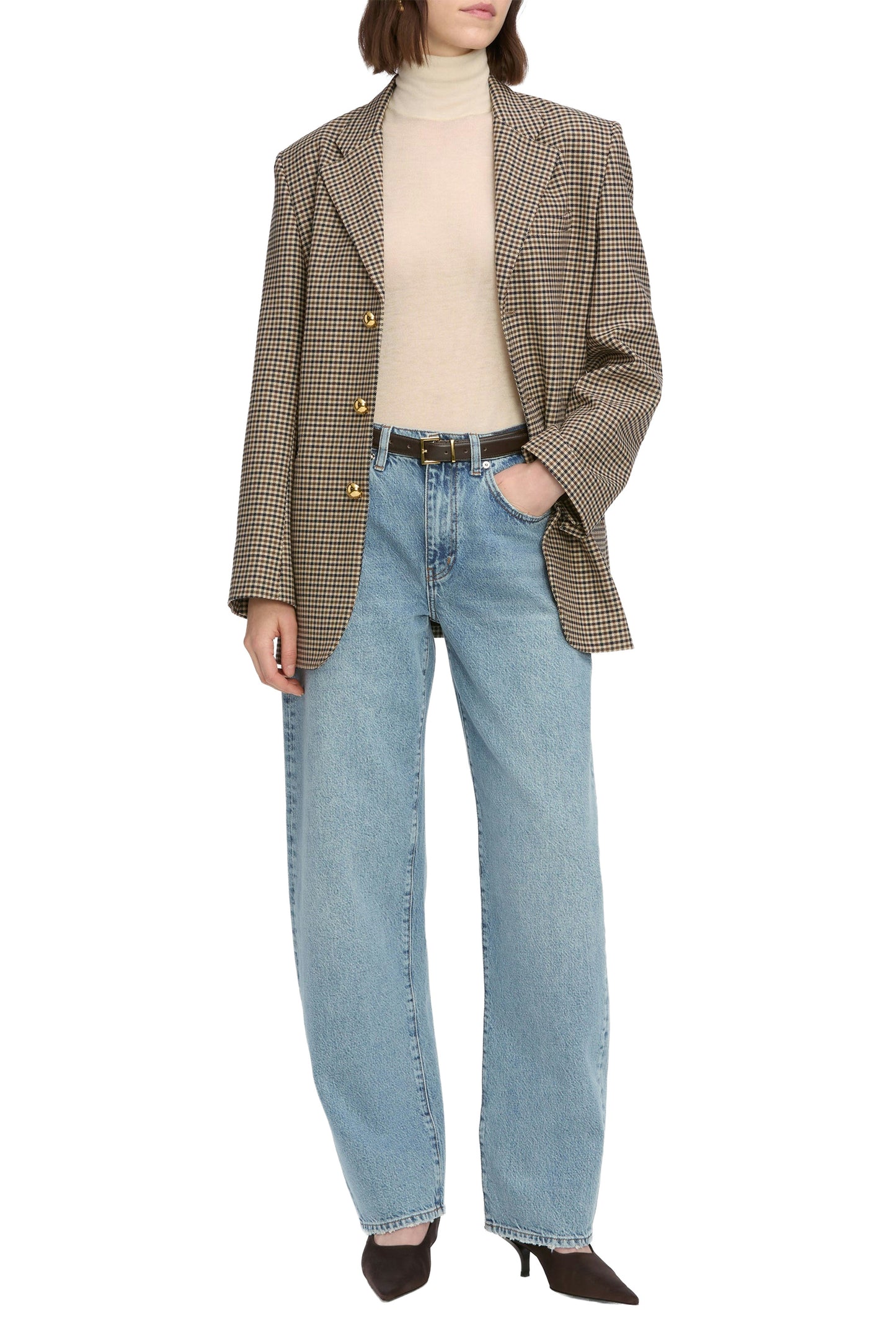 FRAME Low Slung Barrel Jeans - Dollhouse