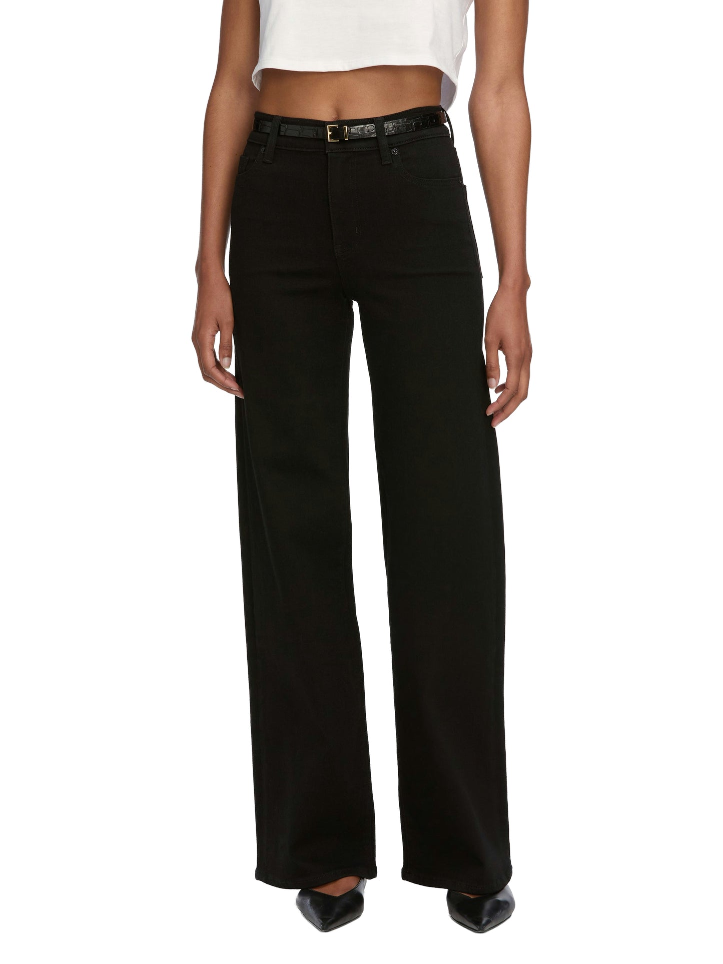 FRAME Le Slim Palazzo - Black