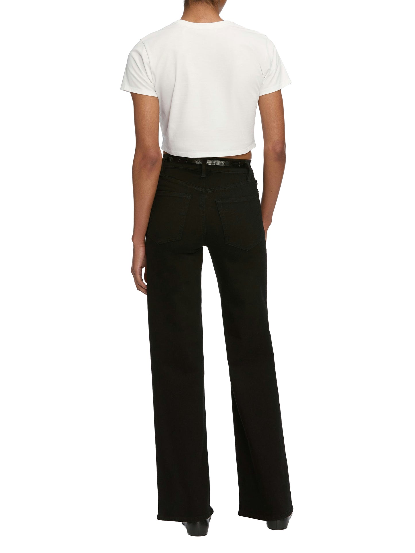 FRAME Le Slim Palazzo - Black