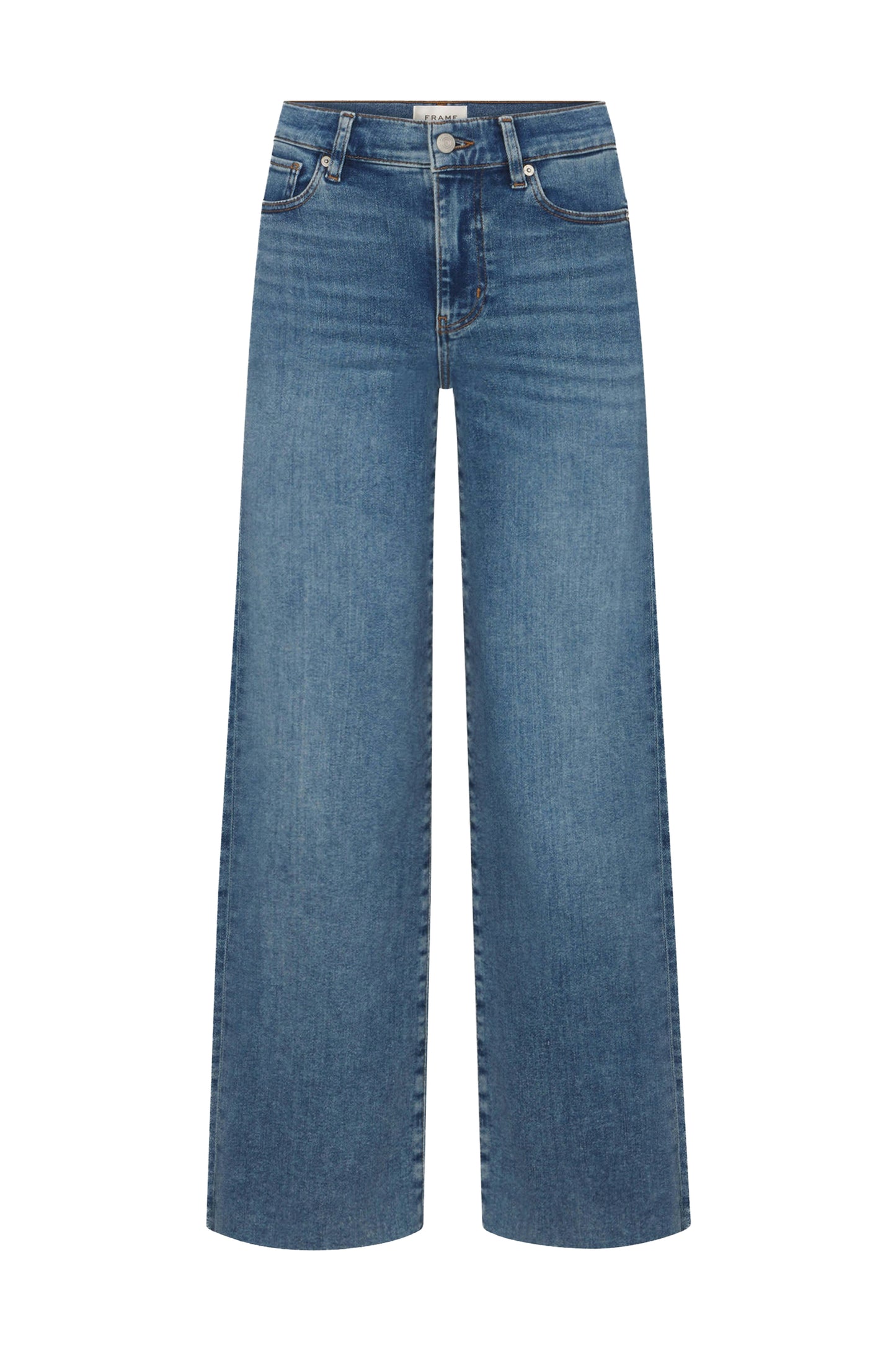 FRAME Le Slim Palazzo Jeans - Flip Raw After