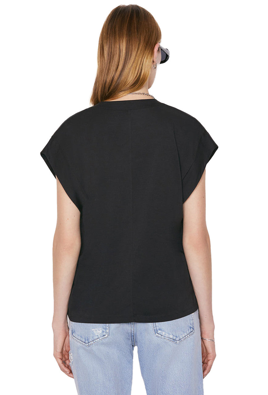 FRAME Le Mid Rise V Neck Tee