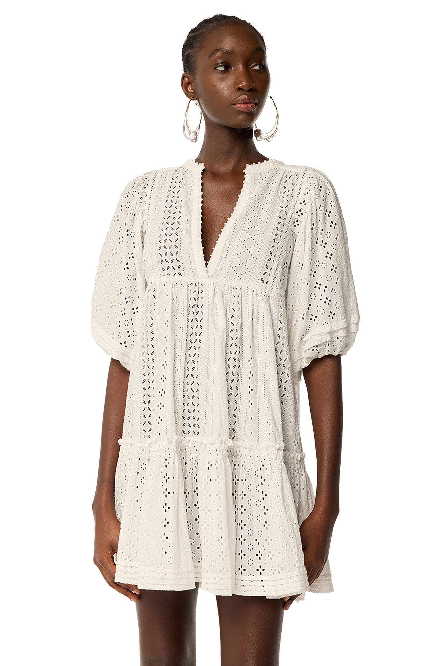 Poupette St Barth Aria Eyelet Dress