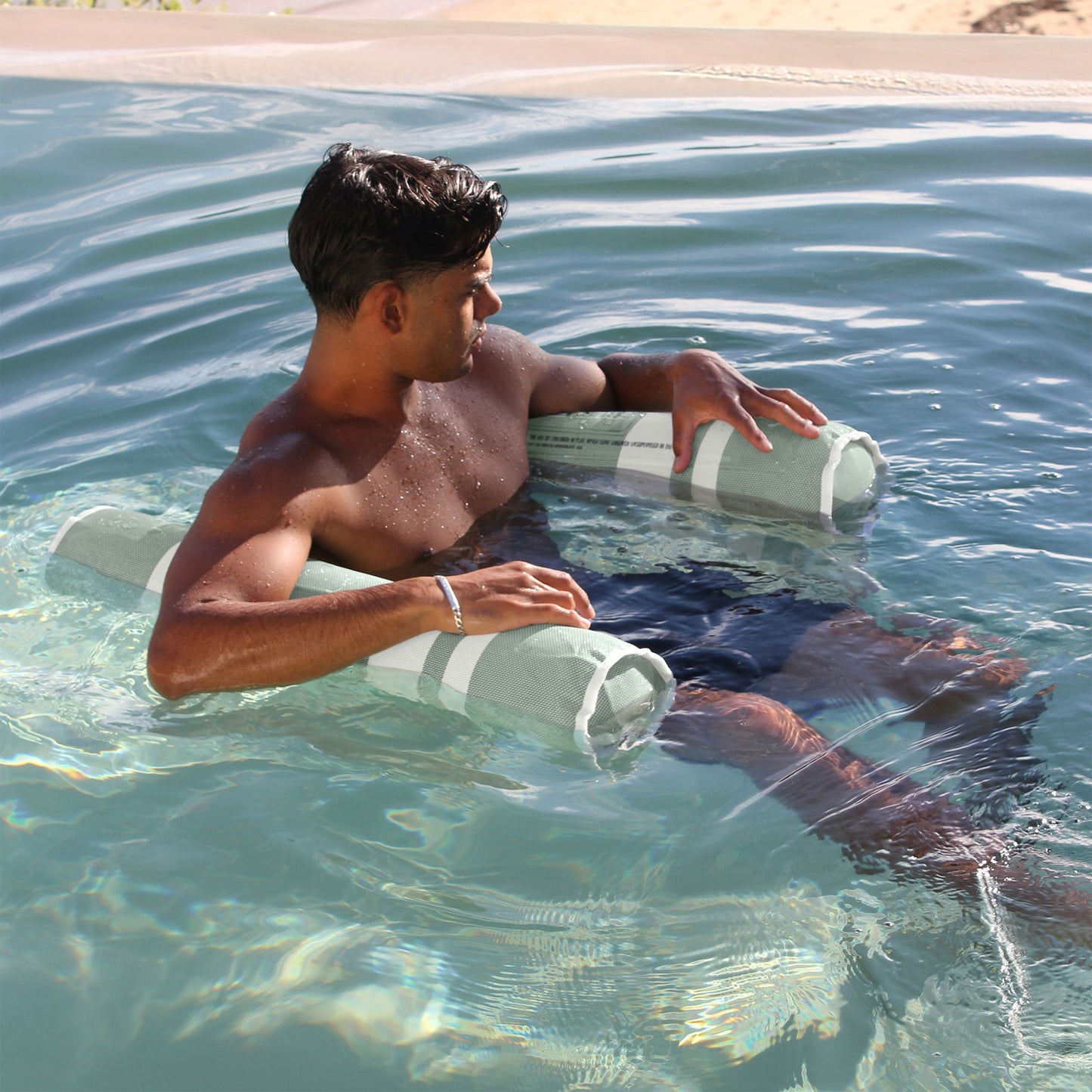 Sunnylife Hammock Float - Seagrass Stripe