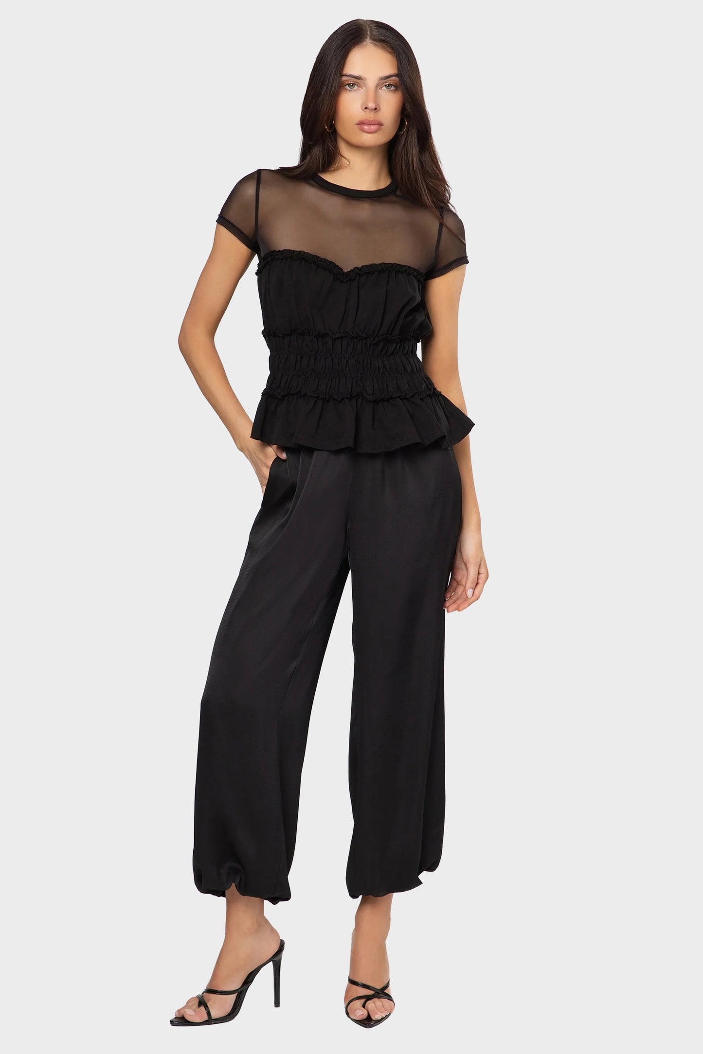 Generation Love Yuki Hammered Satin Bubble Pants