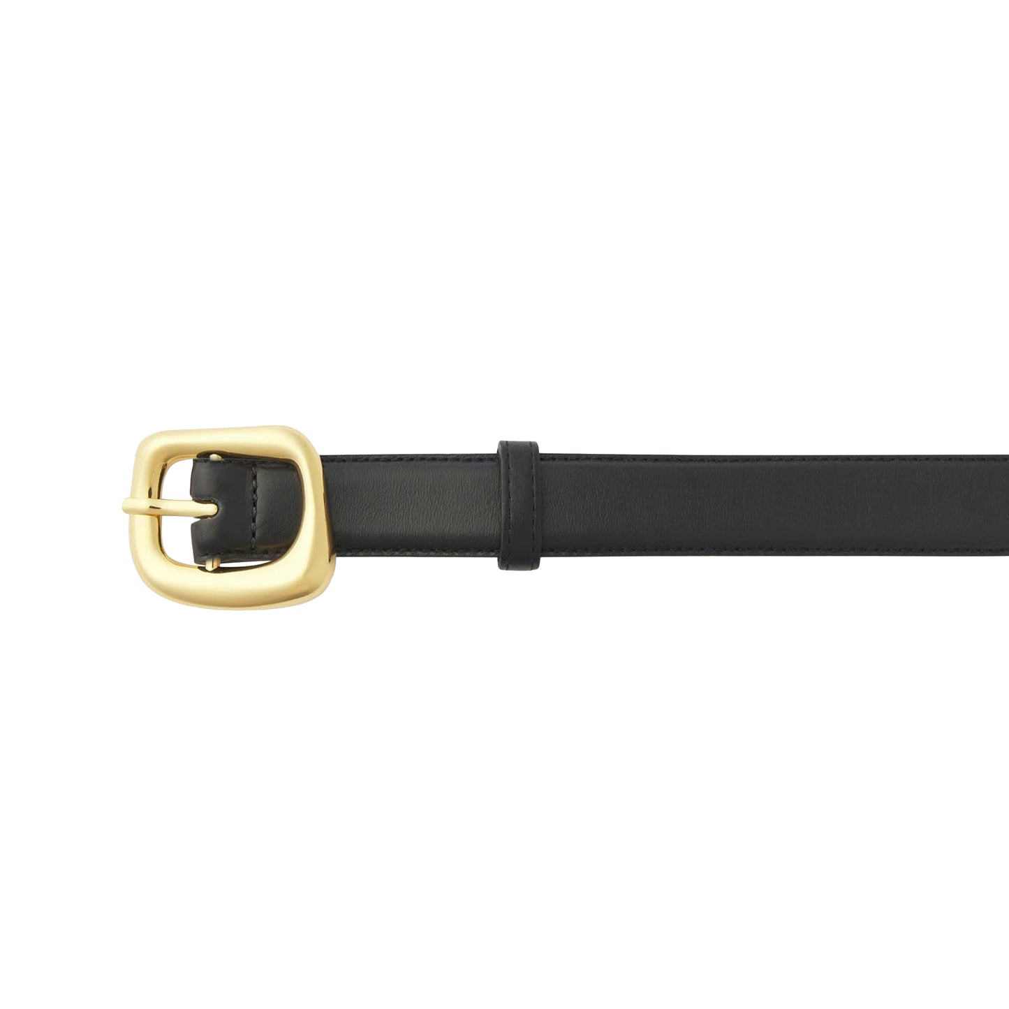FRAME The Organic Buckle Belt - Black