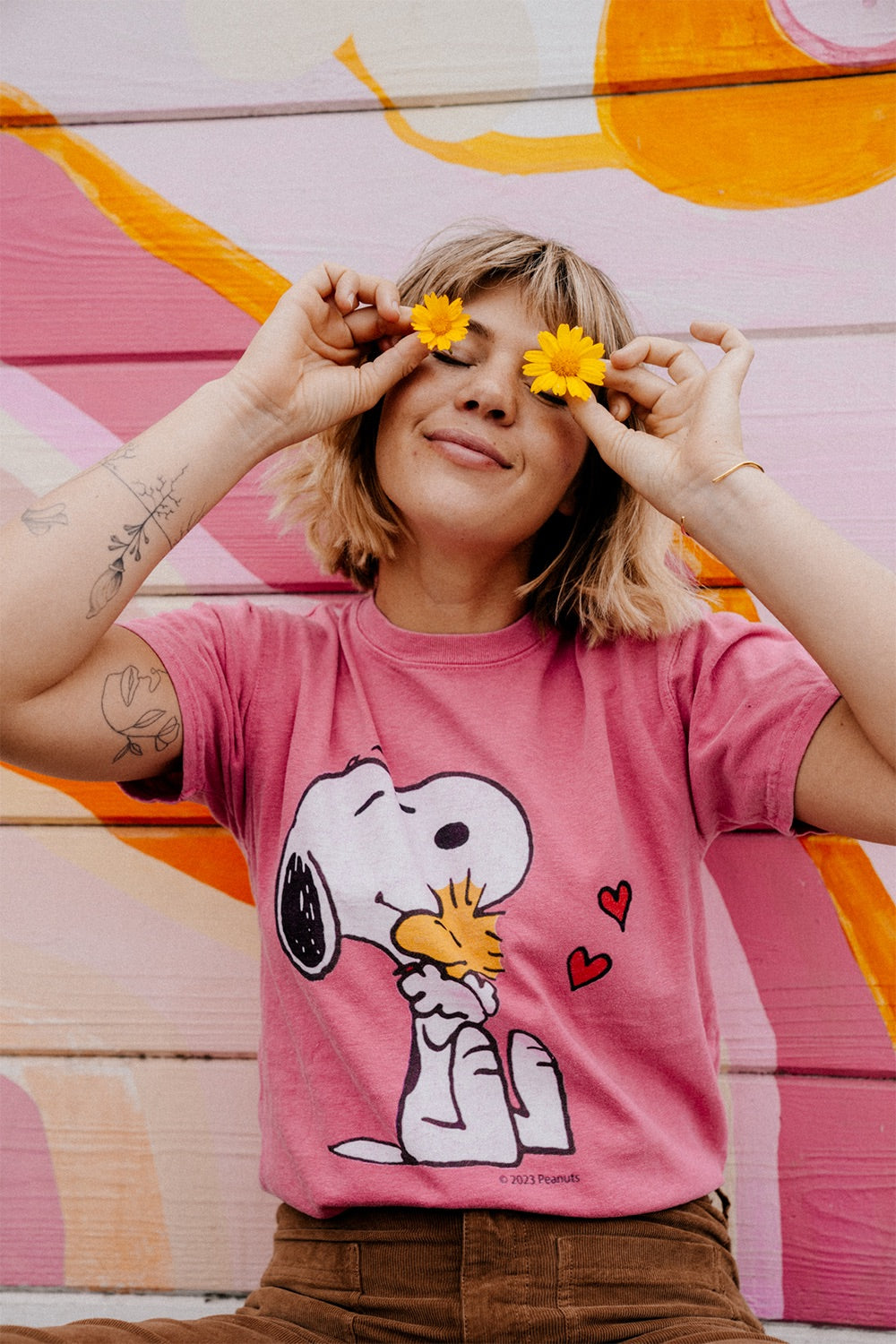 PEOPLE OF LEISURE Peanuts BFF tee