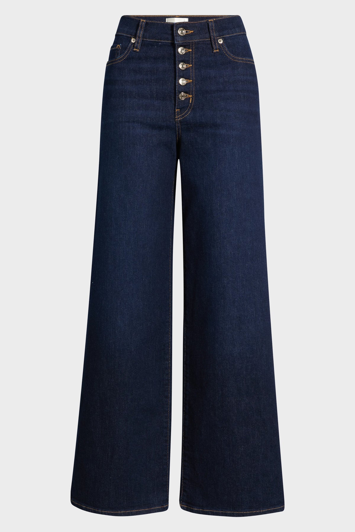 FRAME Le Slim Palazzo High Waist Wide Leg Jeans - Fairway