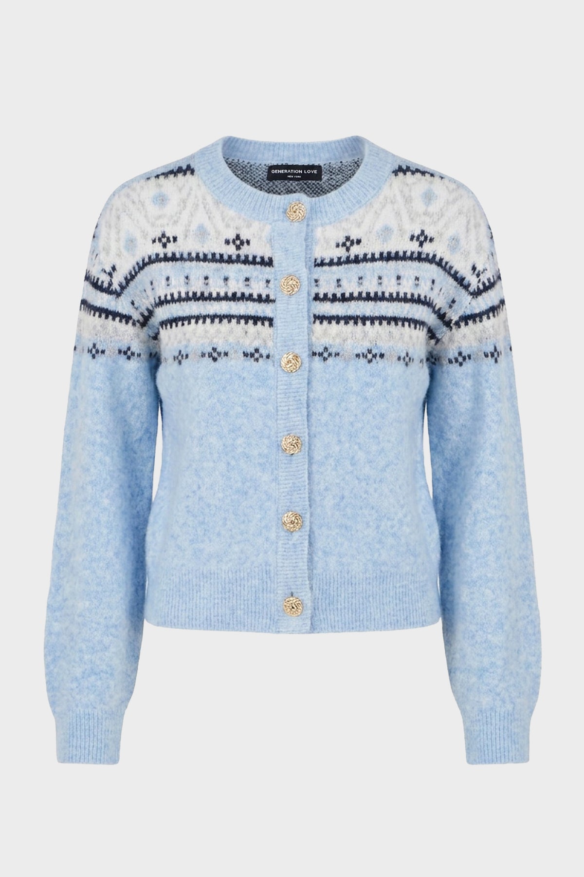 Generation Love Hilda Fair Isle Cardigan