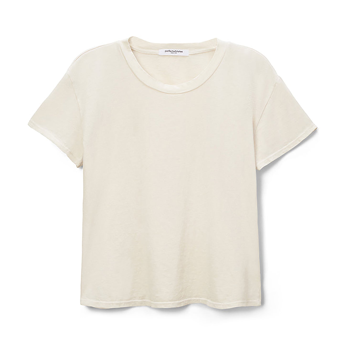 perfectwhitetee Harley Cotton Boxy Crew Tee