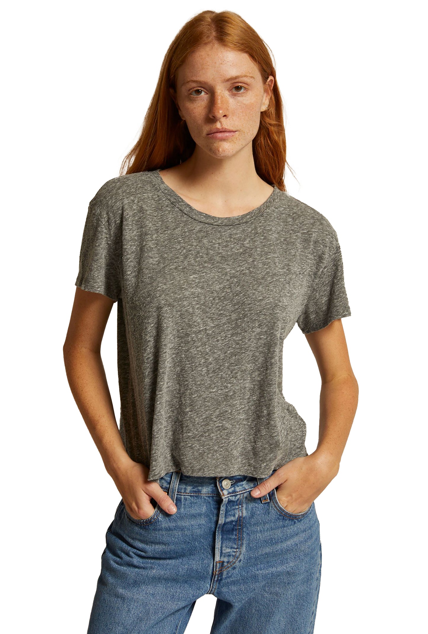 perfectwhitetee Harley Cotton Boxy Crew Tee