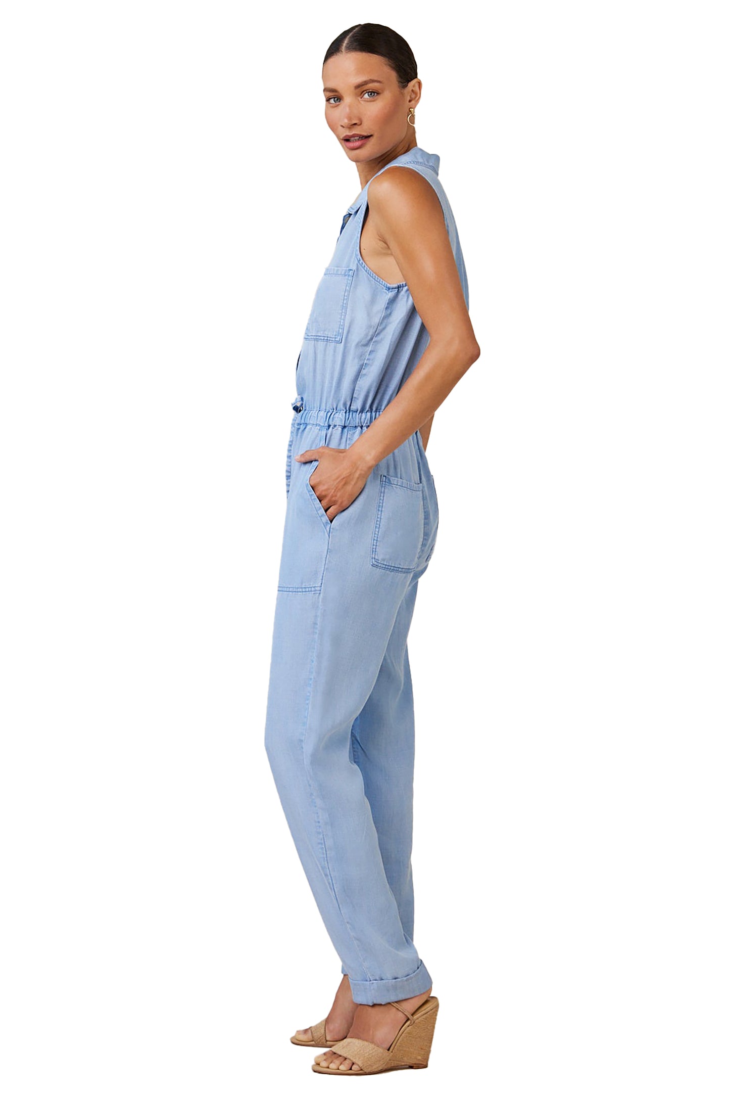 Bella Dahl Pocket Jumpsuit
